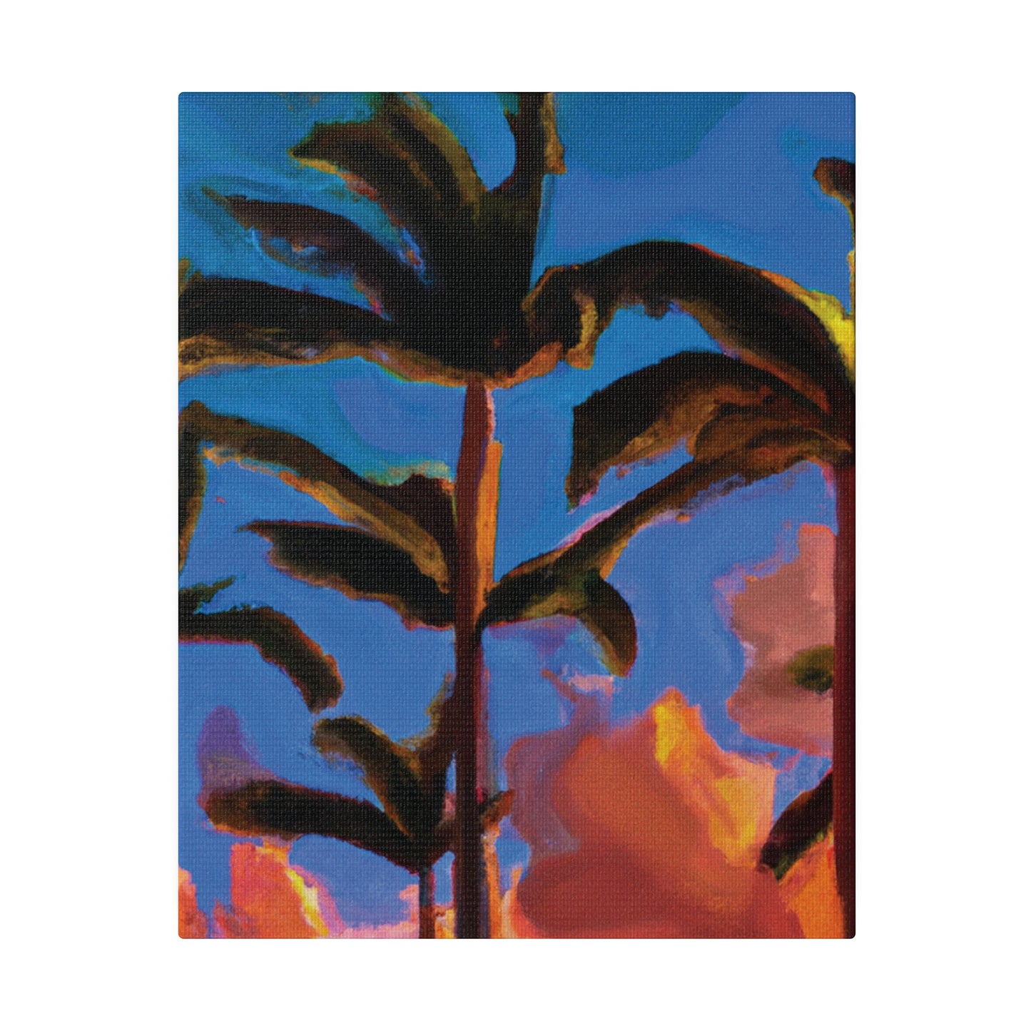 4464U - Miami Beach Sunset Painting Print | Miami | Beach | Sunset | Poster | Home Decor | Wall Art | Canvas