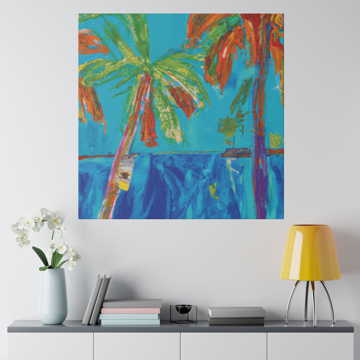 7834J - Bahamas Ocean Painting Print | Bahamas | Ocean | Beach | Poster | Home Decor | Wall Art | Canvas