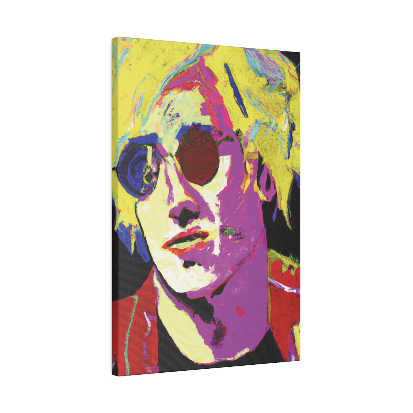 9642H - Rockstar Painting Print | Face | Abstract | Poster | Home Decor | Wall Art | Music Art | Canvas