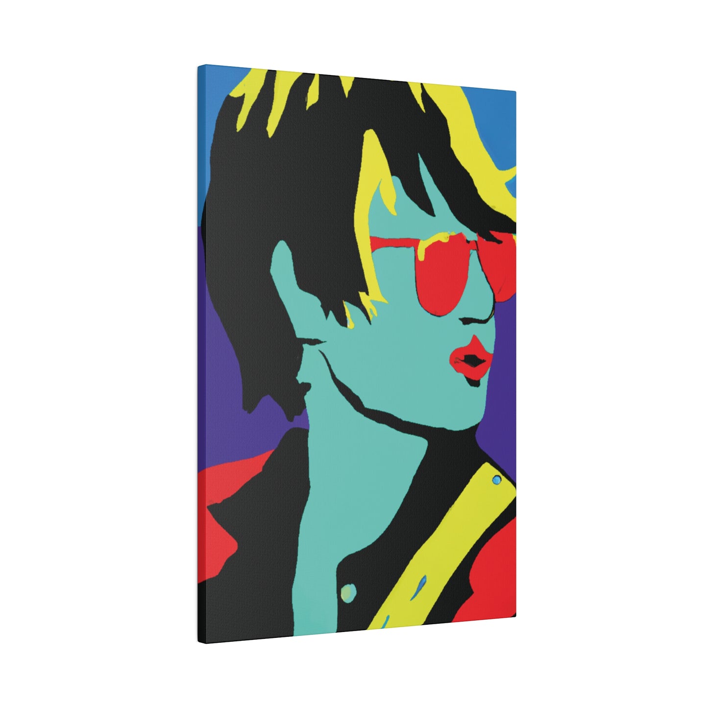 3234H - Rockstar Painting Print | Face | Abstract | Poster | Home Decor | Wall Art | Music Art | Canvas