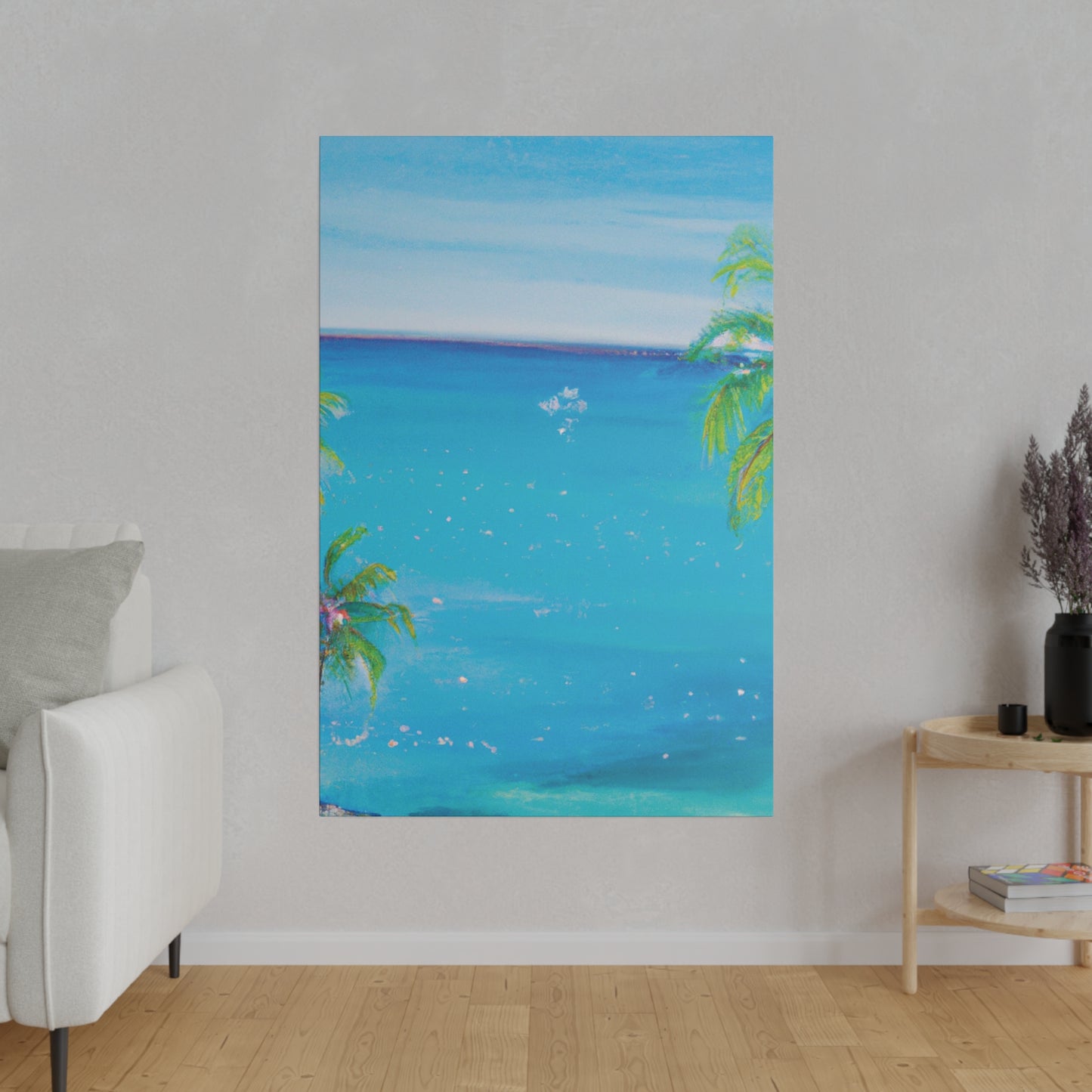 5683U - Bahamas Ocean Painting Print | Bahamas | Ocean | Beach | Poster | Home Decor | Wall Art | Canvas