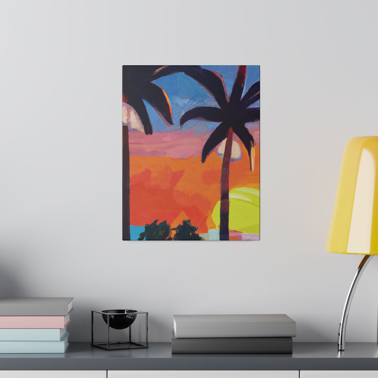 7368X - Miami Beach Sunset Painting Print | Miami | Beach | Sunset | Poster | Home Decor | Wall Art | Canvas