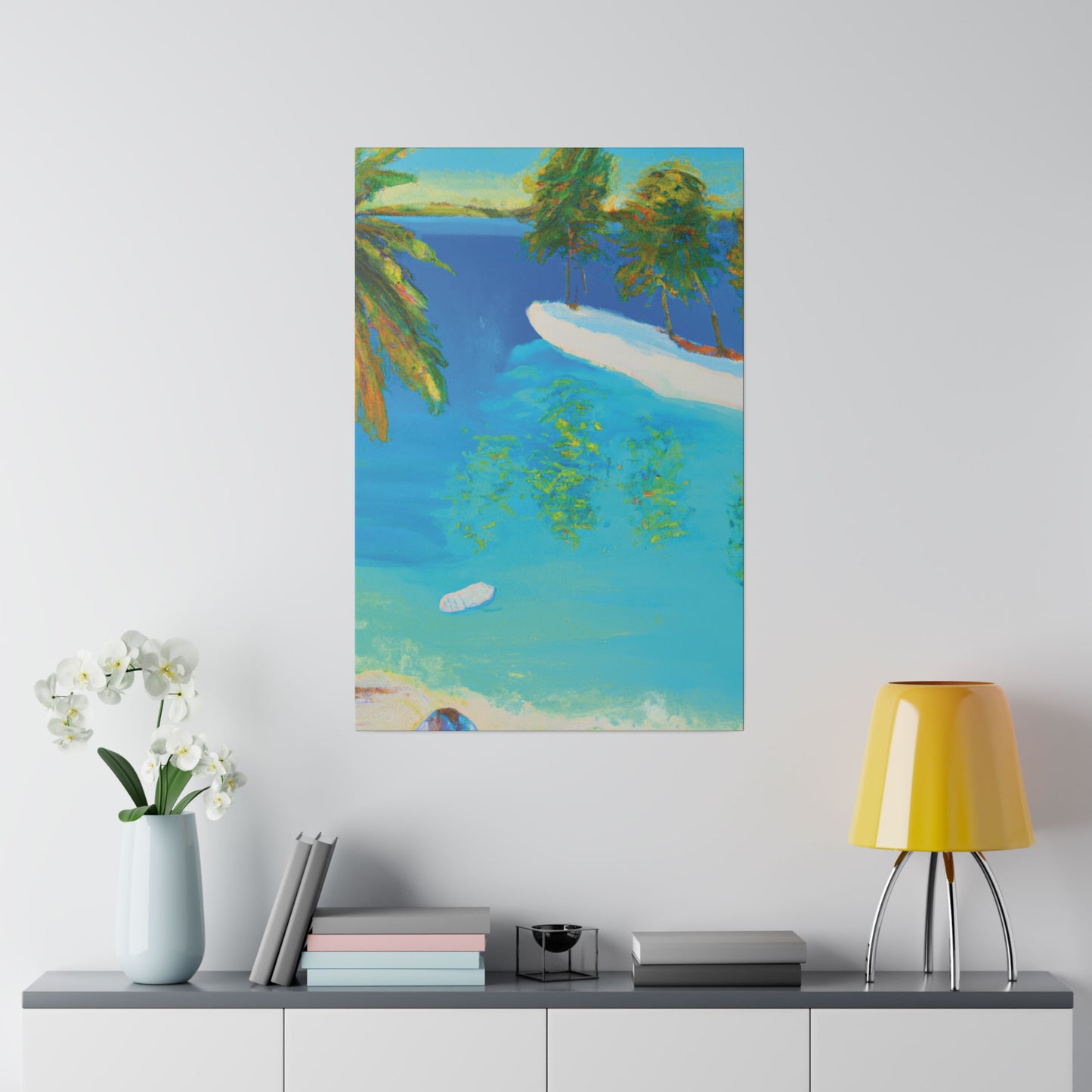 5382V - Bahamas Ocean Painting Print | Bahamas | Ocean | Beach | Poster | Home Decor | Wall Art | Canvas