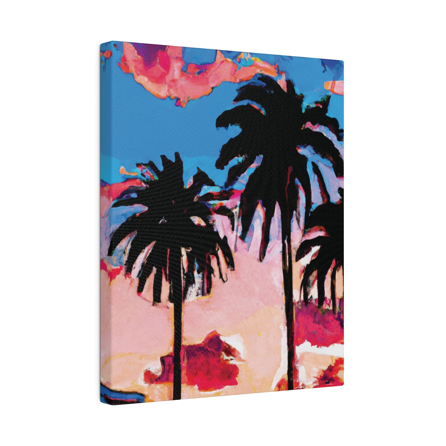 4347Z - Miami Beach Sunset Painting Print | Miami | Beach | Sunset | Poster | Home Decor | Wall Art | Canvas