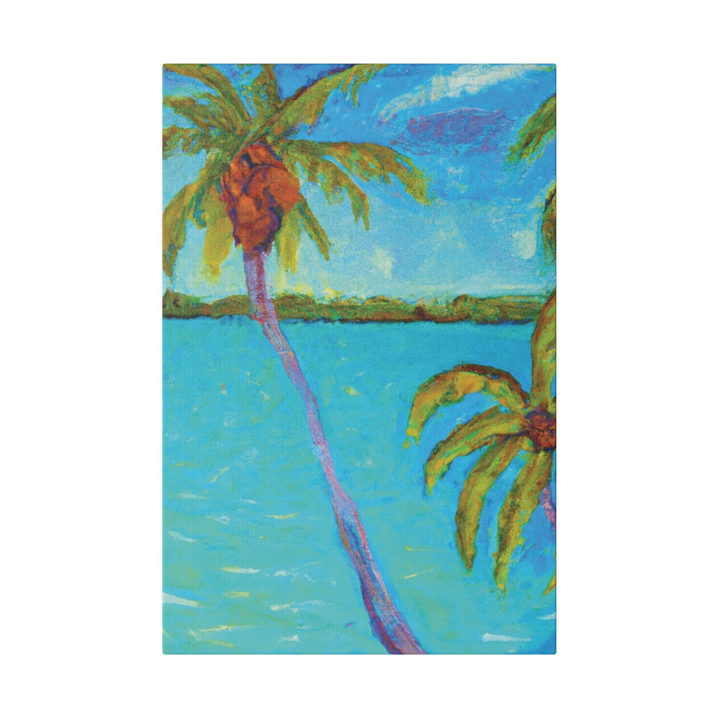 4676F - Bahamas Ocean Painting Print | Bahamas | Ocean | Beach | Poster | Home Decor | Wall Art | Canvas