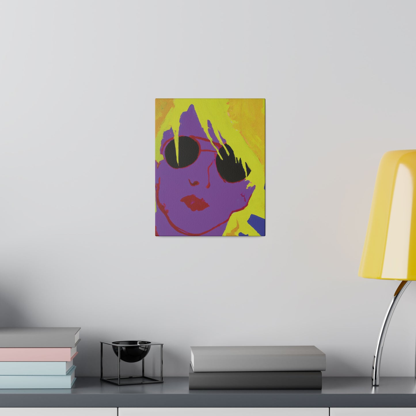 3022A - Rockstar Painting Print | Face | Abstract | Poster | Home Decor | Wall Art | Music Art | Canvas