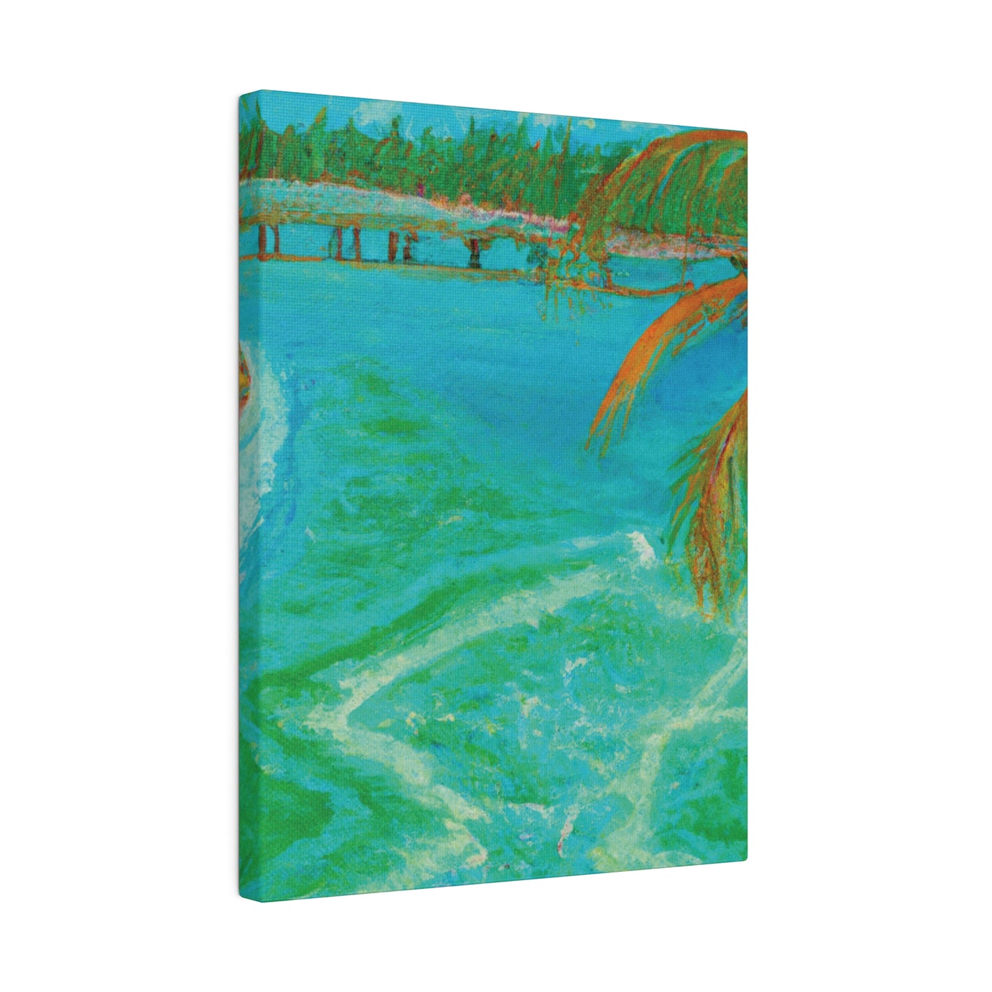 8864B - Bahamas Ocean Painting Print | Bahamas | Ocean | Beach | Poster | Home Decor | Wall Art | Canvas