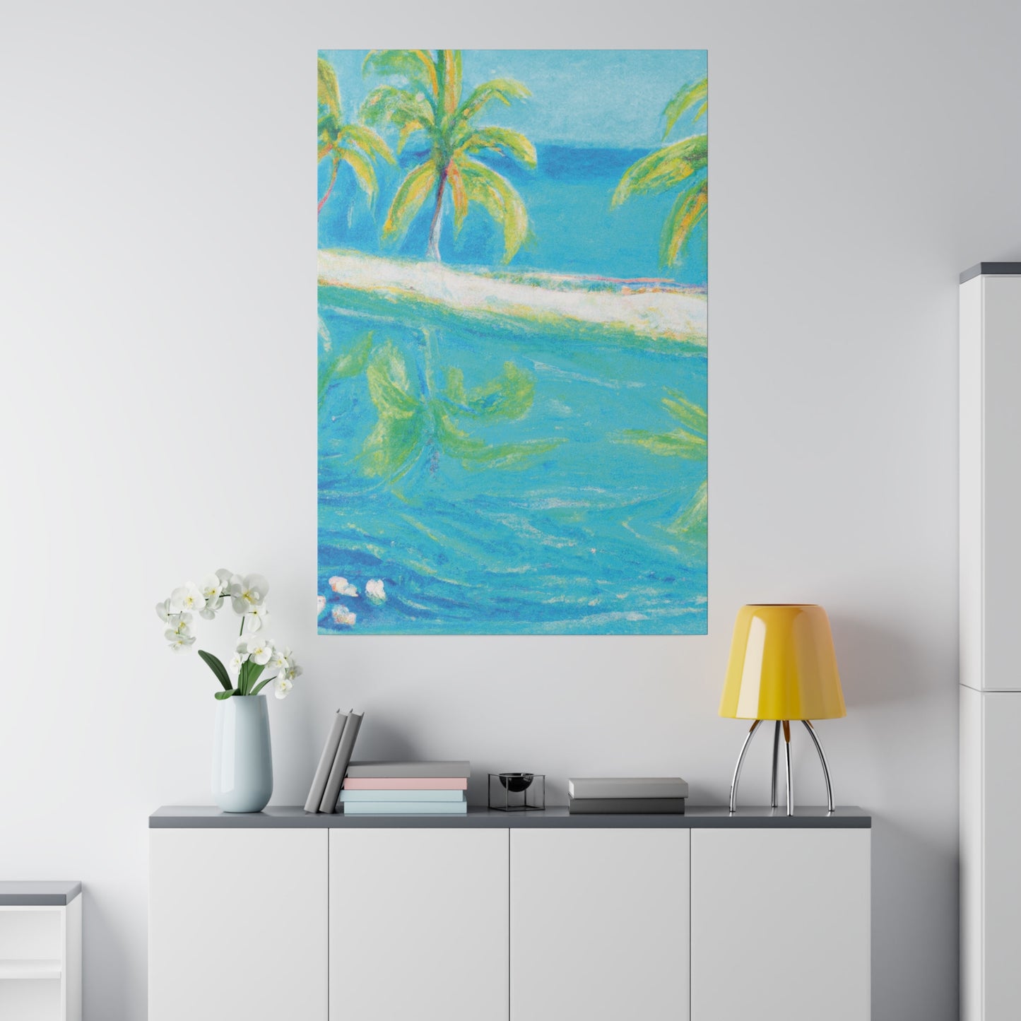 9213P - Bahamas Ocean Painting Print | Bahamas | Ocean | Beach | Poster | Home Decor | Wall Art | Canvas