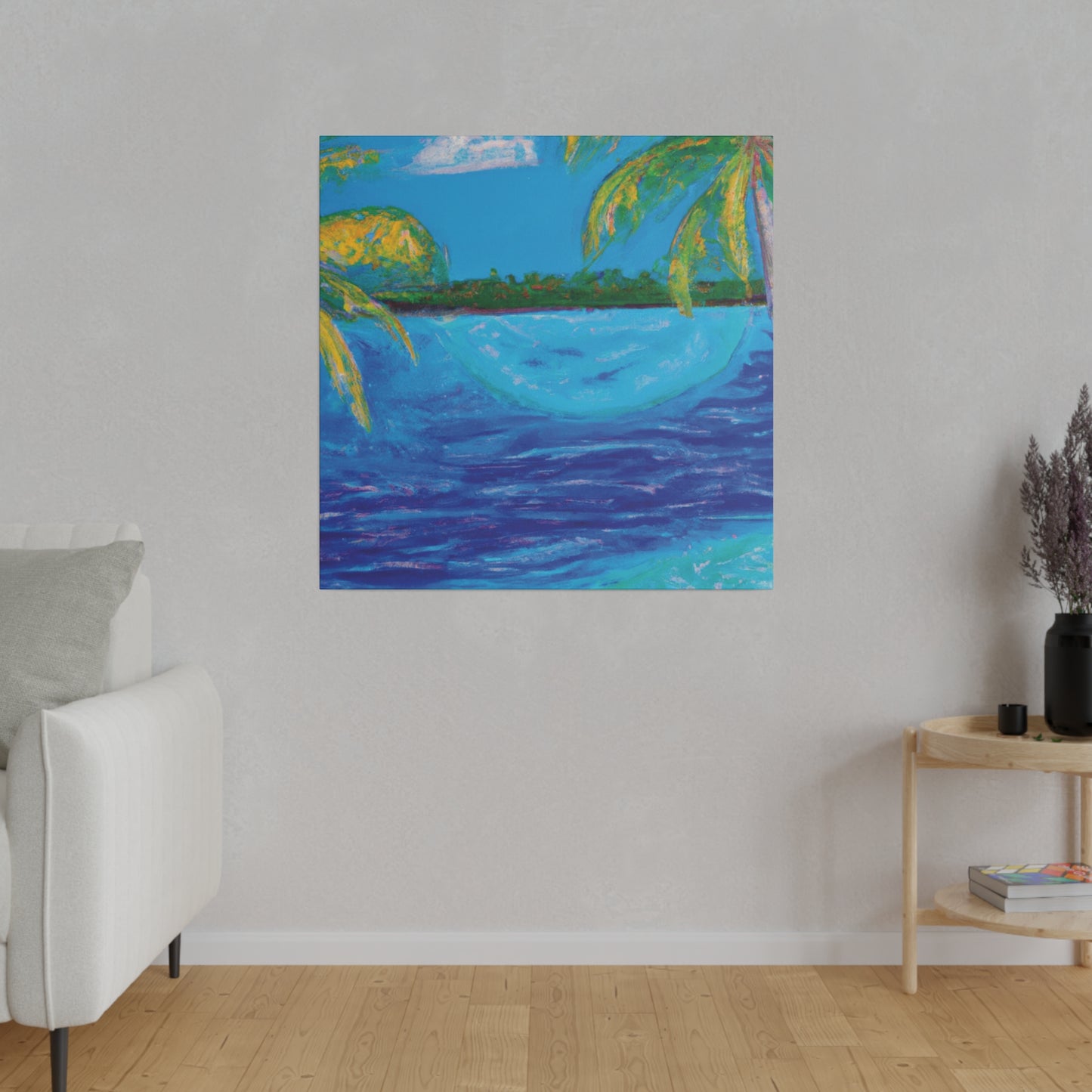 6704T - Bahamas Ocean Painting Print | Bahamas | Ocean | Beach | Poster | Home Decor | Wall Art | Canvas