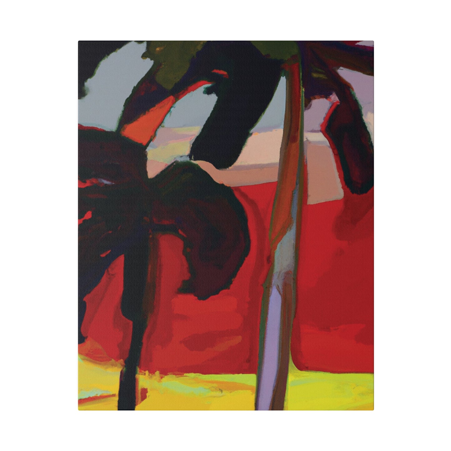 7849V - Miami Beach Sunset Painting Print | Miami | Beach | Sunset | Poster | Home Decor | Wall Art | Canvas