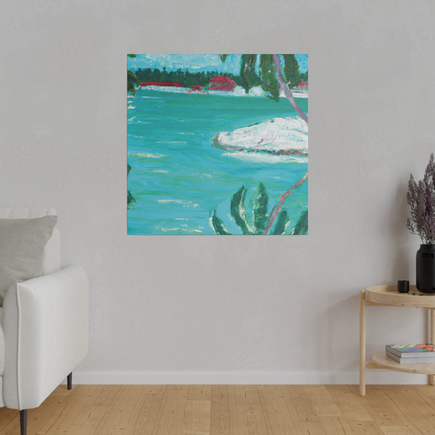 7090Z - Bahamas Ocean Painting Print | Bahamas | Ocean | Beach | Poster | Home Decor | Wall Art | Canvas