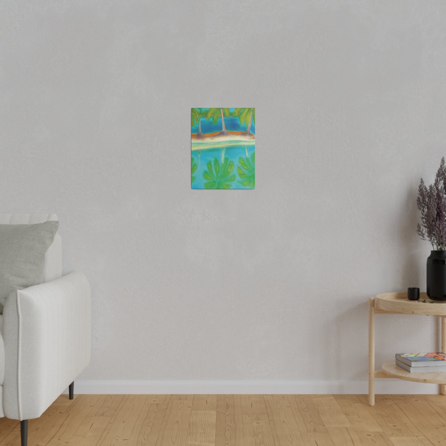 3294K - Bahamas Ocean Painting Print | Bahamas | Ocean | Beach | Poster | Home Decor | Wall Art | Canvas