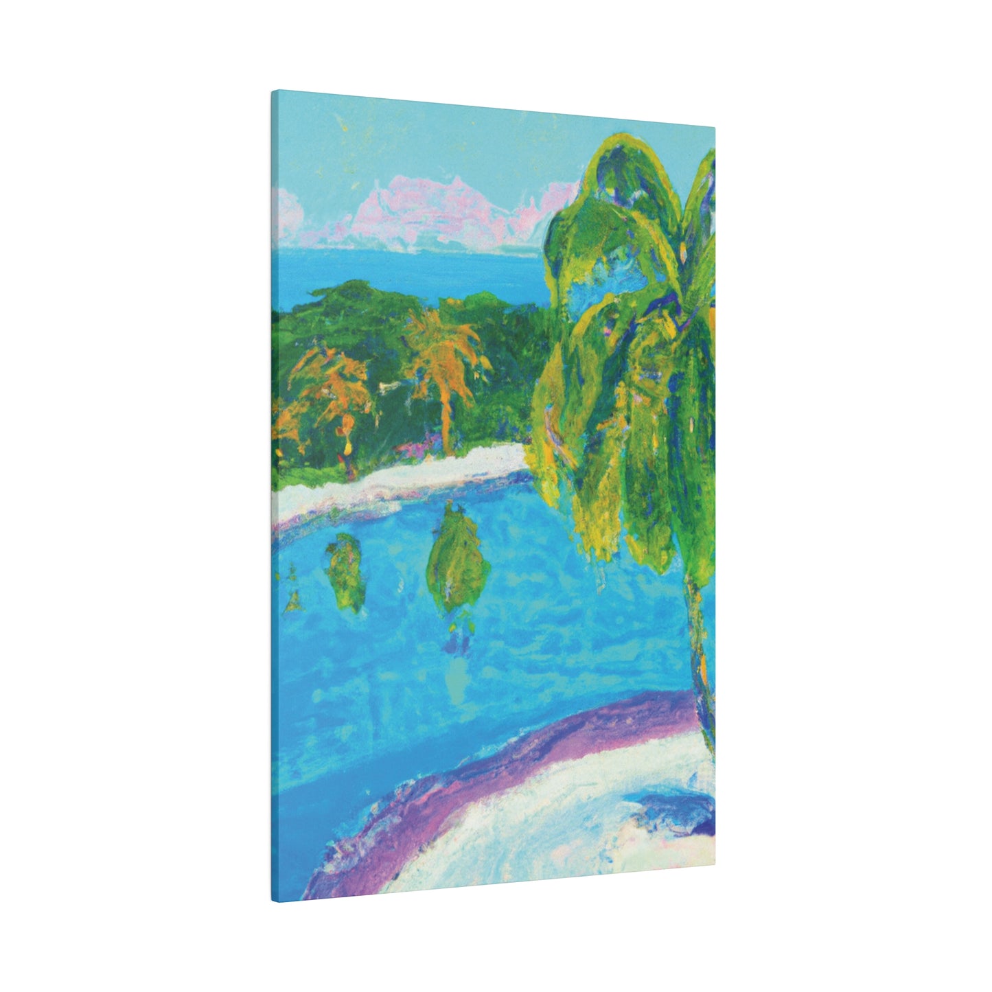 3281F - Bahamas Ocean Painting Print | Bahamas | Ocean | Beach | Poster | Home Decor | Wall Art | Canvas