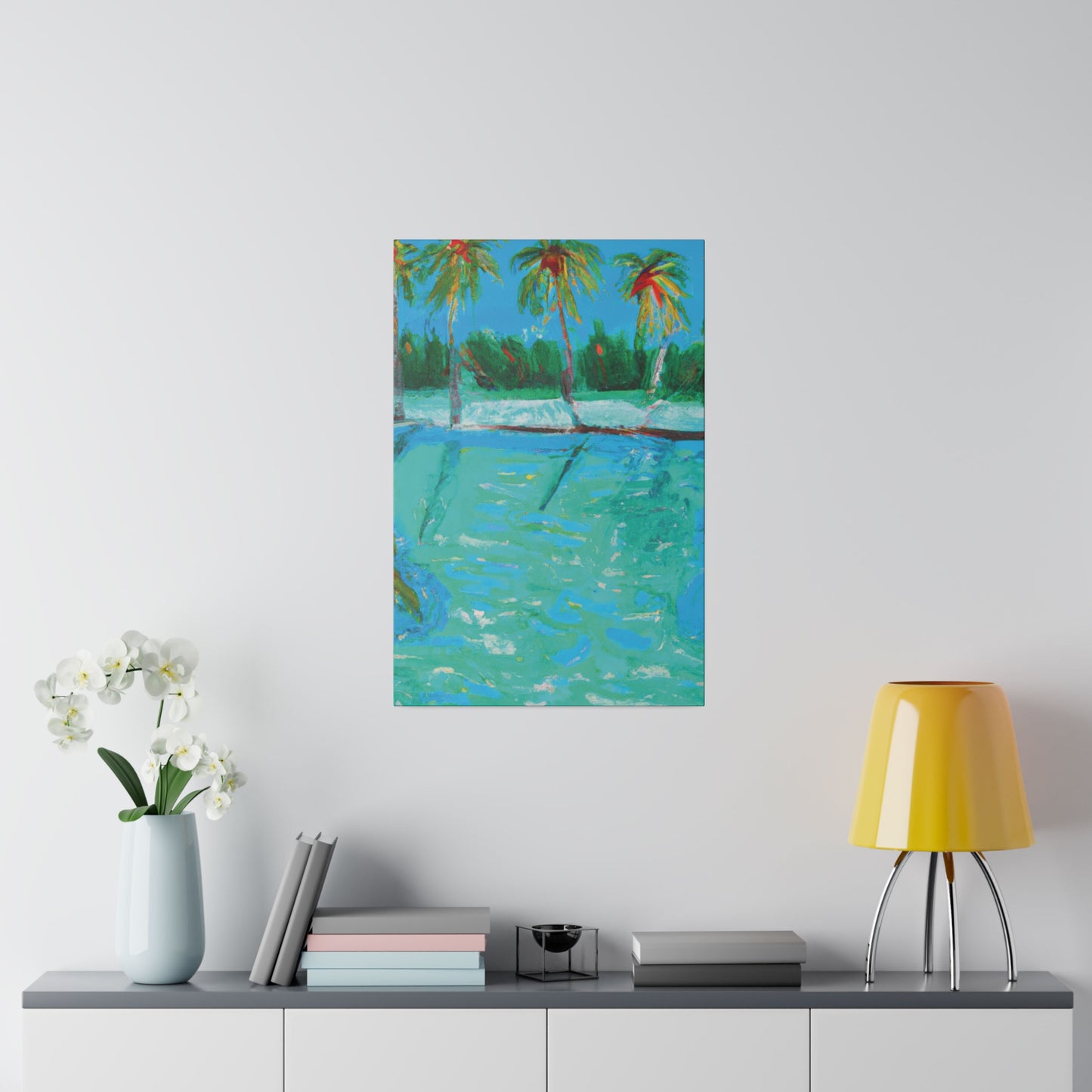 8483P - Bahamas Ocean Painting Print | Bahamas | Ocean | Beach | Poster | Home Decor | Wall Art | Canvas