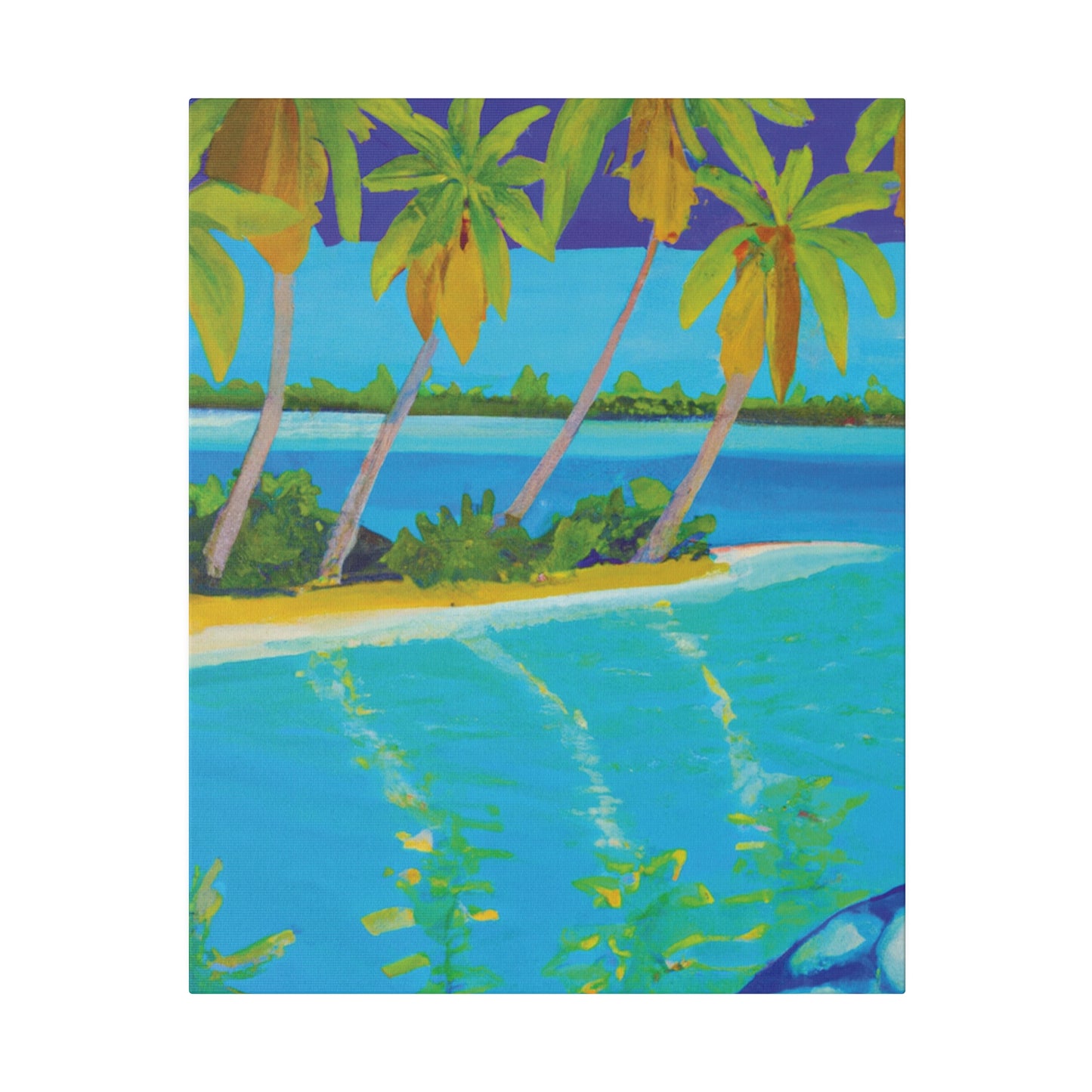 8347B - Bahamas Ocean Painting Print | Bahamas | Ocean | Beach | Poster | Home Decor | Wall Art | Canvas