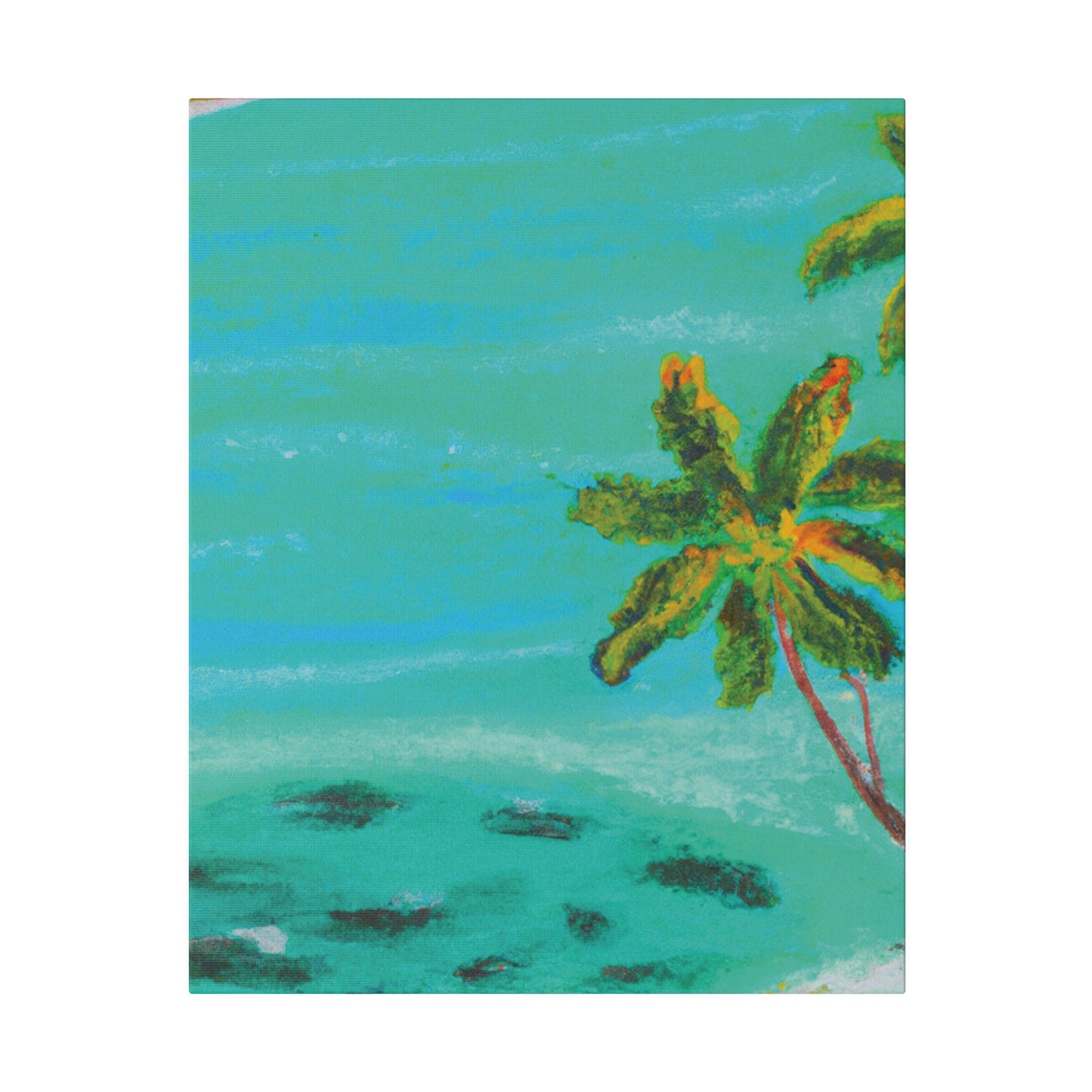 1417P - Bahamas Ocean Painting Print | Bahamas | Ocean | Beach | Poster | Home Decor | Wall Art | Canvas