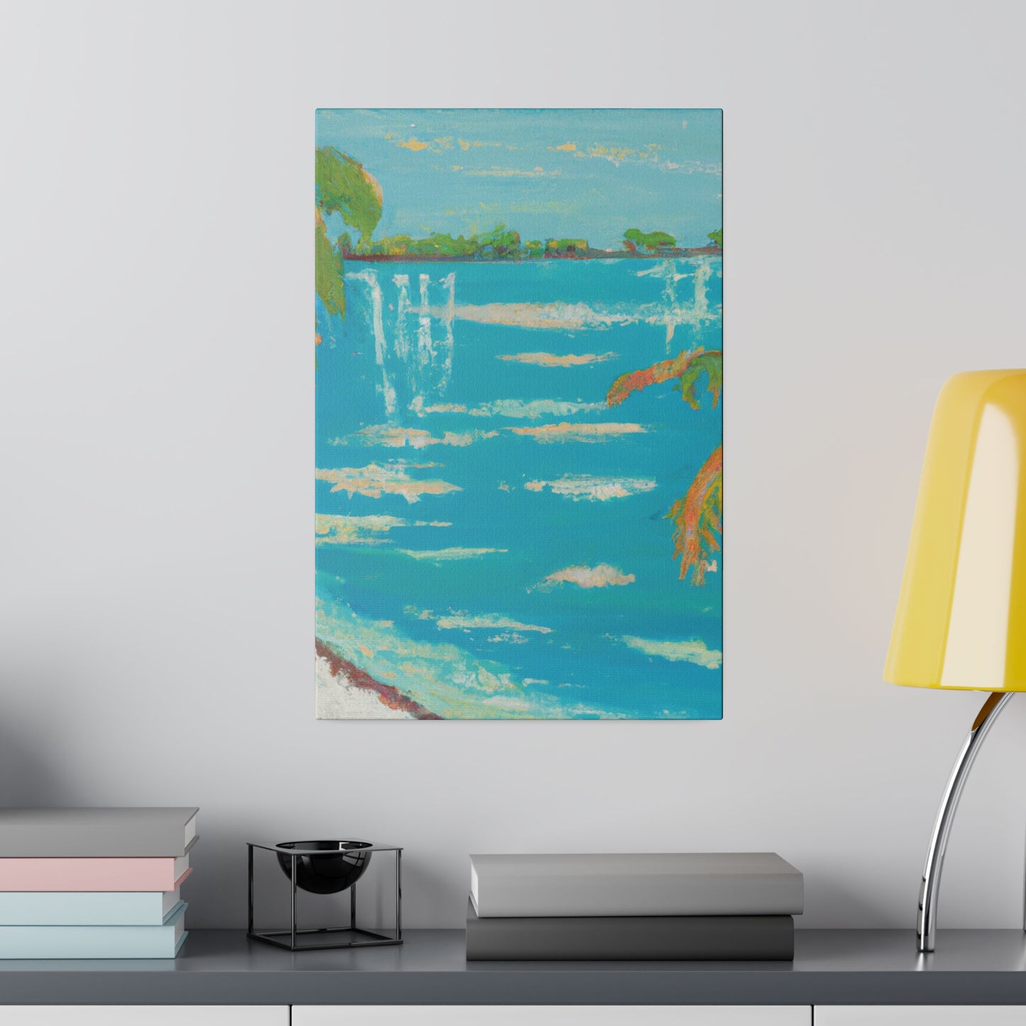 6820F - Bahamas Ocean Painting Print | Bahamas | Ocean | Beach | Poster | Home Decor | Wall Art | Canvas