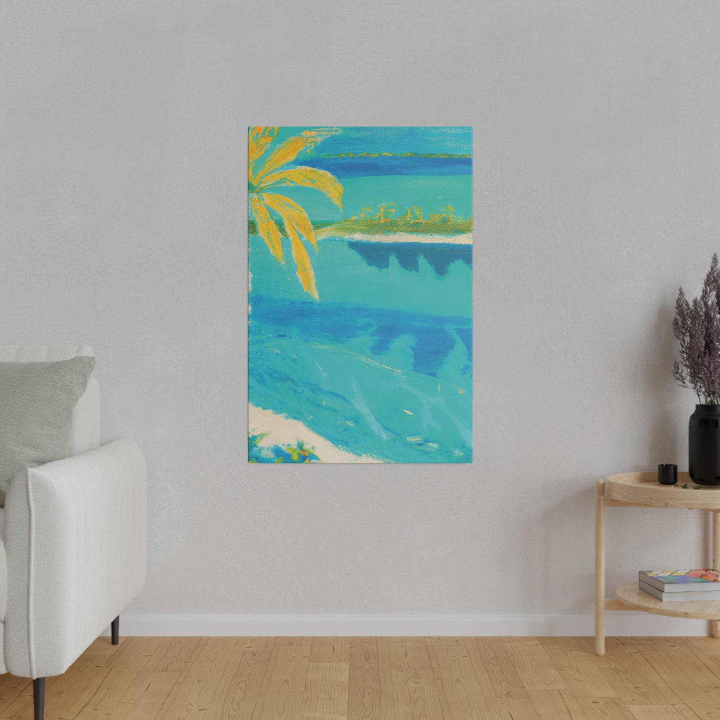 9110Q - Bahamas Ocean Painting Print | Bahamas | Ocean | Beach | Poster | Home Decor | Wall Art | Canvas