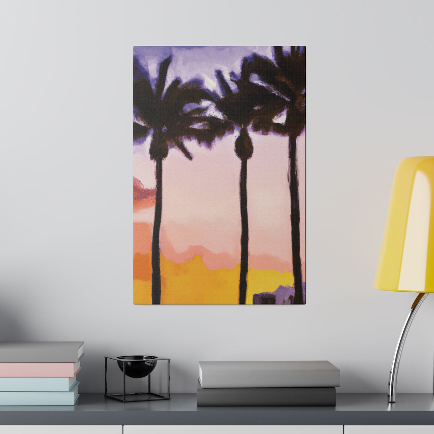 9366G - Miami Beach Sunset Painting Print | Miami | Beach | Sunset | Poster | Home Decor | Wall Art | Canvas