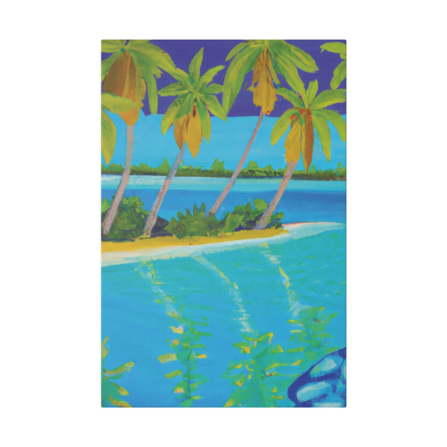 8347B - Bahamas Ocean Painting Print | Bahamas | Ocean | Beach | Poster | Home Decor | Wall Art | Canvas