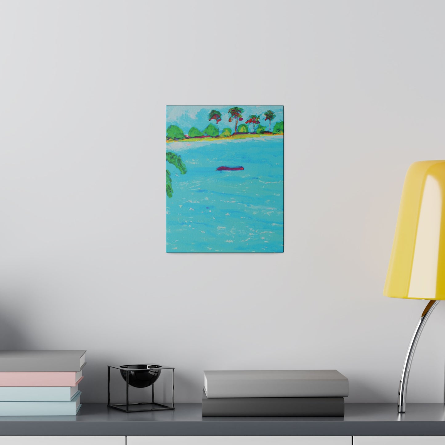 7481H - Bahamas Ocean Painting Print | Bahamas | Ocean | Beach | Poster | Home Decor | Wall Art | Canvas