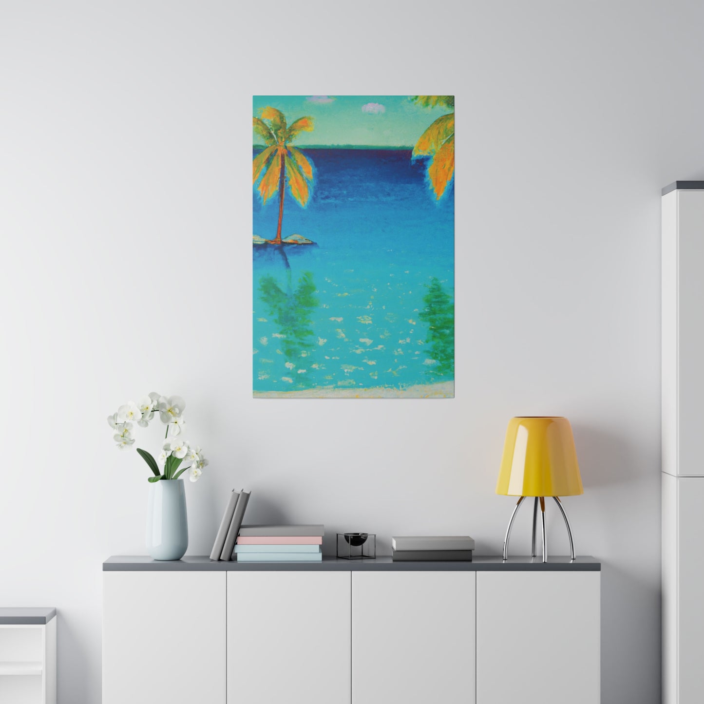 9234A - Bahamas Ocean Painting Print | Bahamas | Ocean | Beach | Poster | Home Decor | Wall Art | Canvas