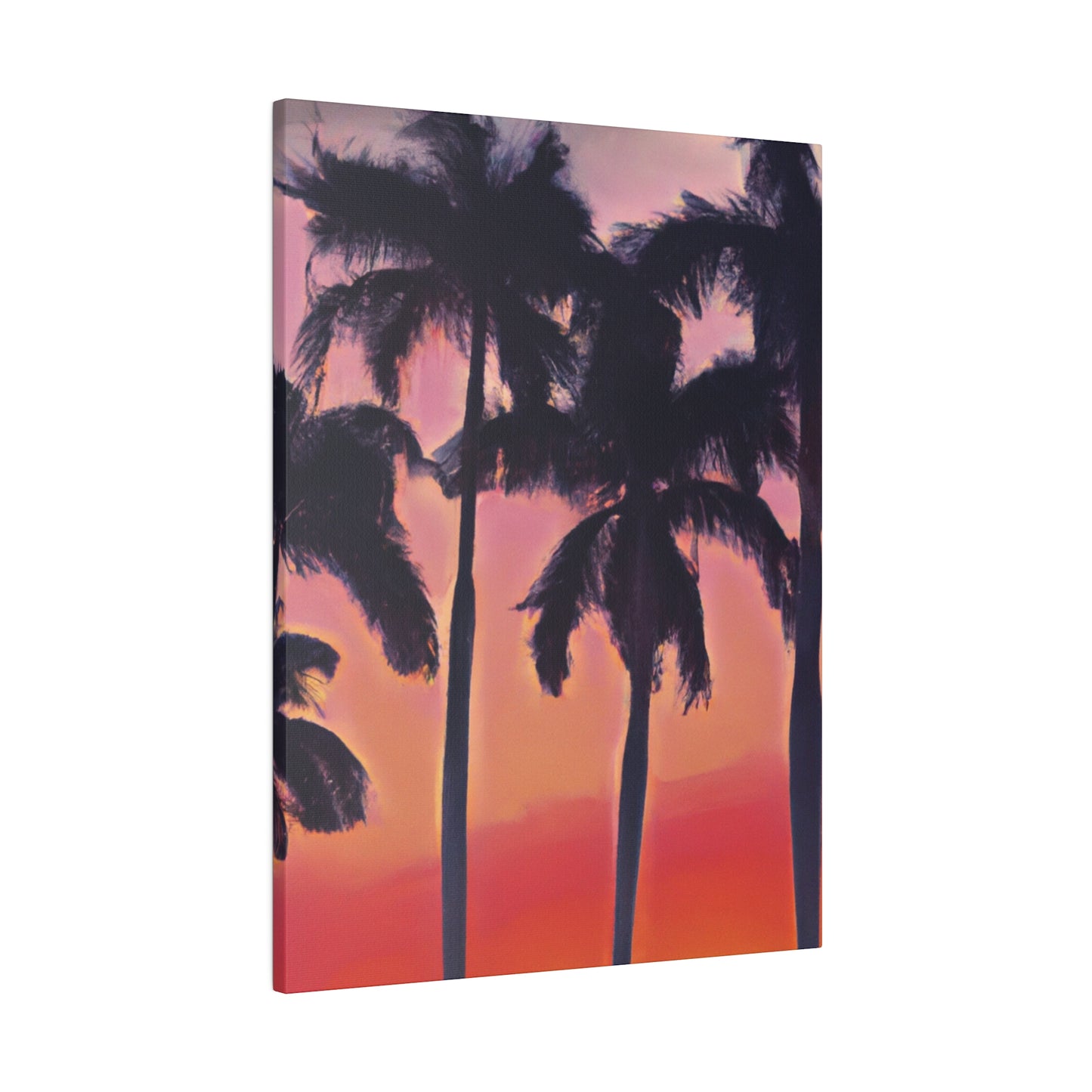 7239V - Miami Beach Sunset Painting Print | Miami | Beach | Sunset | Poster | Home Decor | Wall Art | Canvas