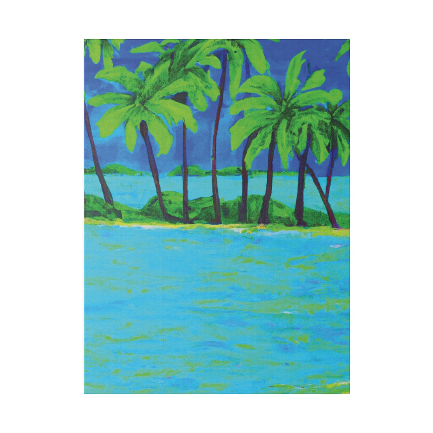 3148Z - Bahamas Ocean Painting Print | Bahamas | Ocean | Beach | Poster | Home Decor | Wall Art | Canvas