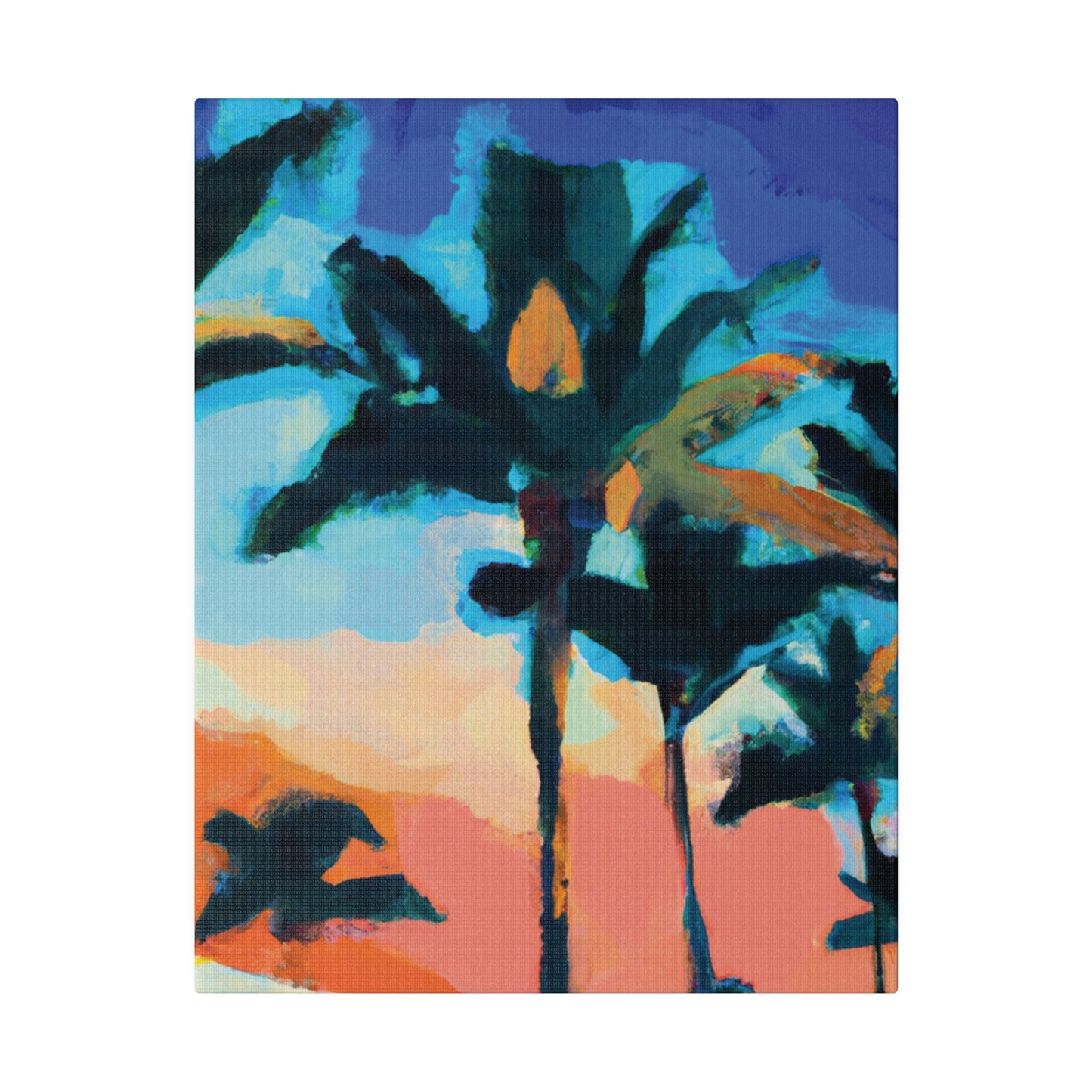 5637G - Miami Beach Sunset Painting Print | Miami | Beach | Sunset | Poster | Home Decor | Wall Art | Canvas