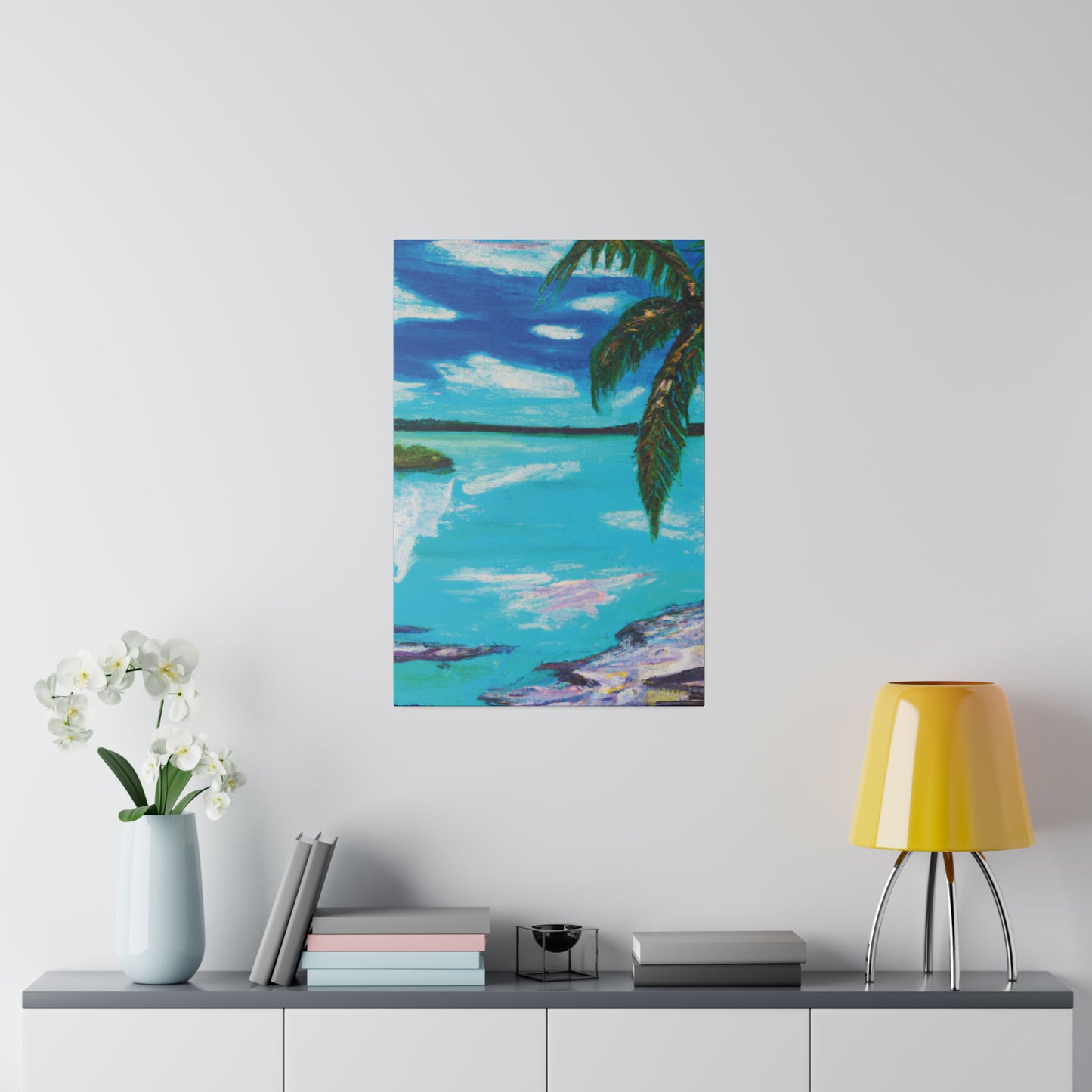 9184C - Bahamas Ocean Painting Print | Bahamas | Ocean | Beach | Poster | Home Decor | Wall Art | Canvas