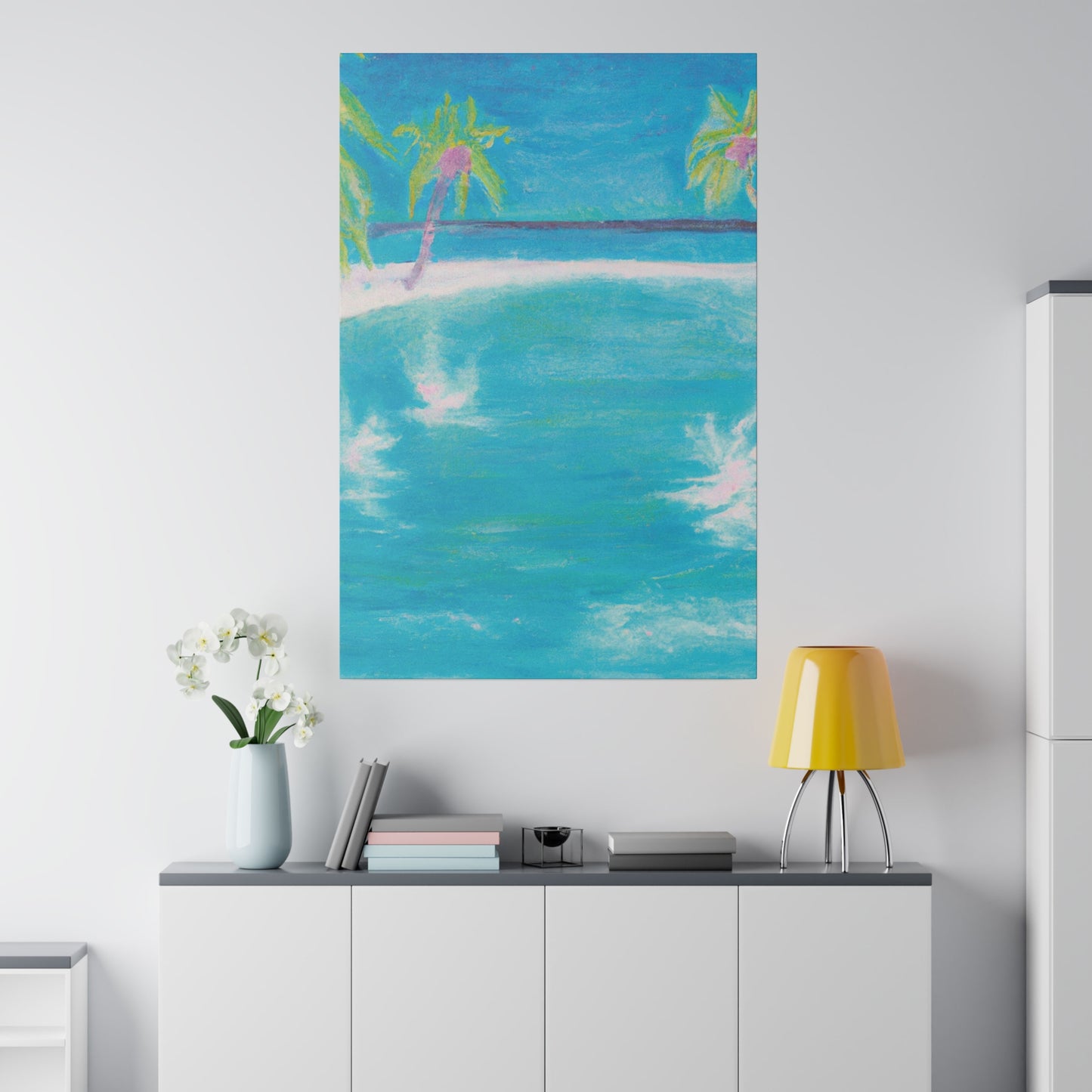 8348G - Bahamas Ocean Painting Print | Bahamas | Ocean | Beach | Poster | Home Decor | Wall Art | Canvas