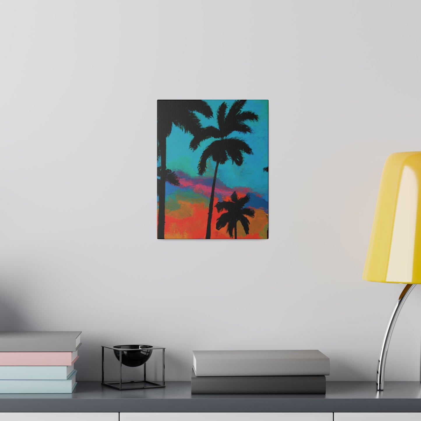 2838A - Miami Beach Sunset Painting Print | Miami | Beach | Sunset | Poster | Home Decor | Wall Art | Canvas