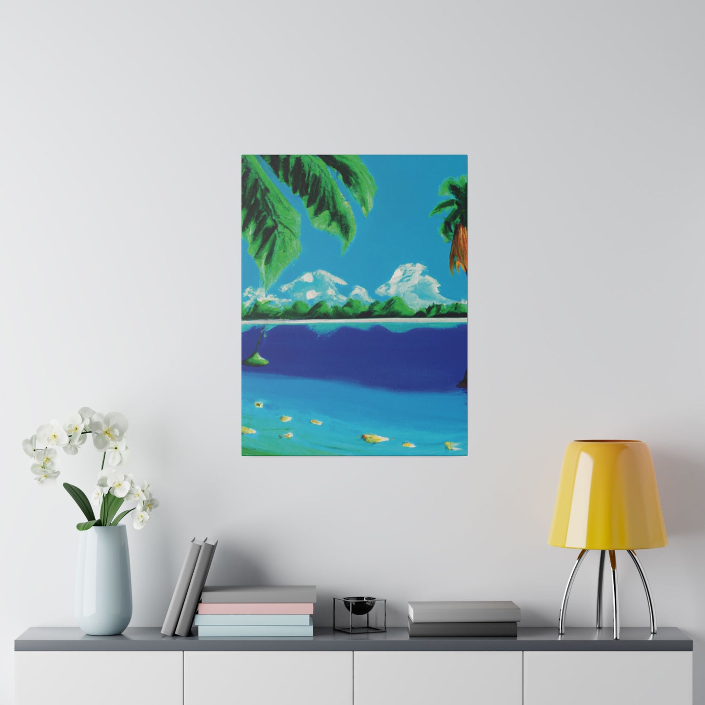 8246P - Bahamas Ocean Painting Print | Bahamas | Ocean | Beach | Poster | Home Decor | Wall Art | Canvas