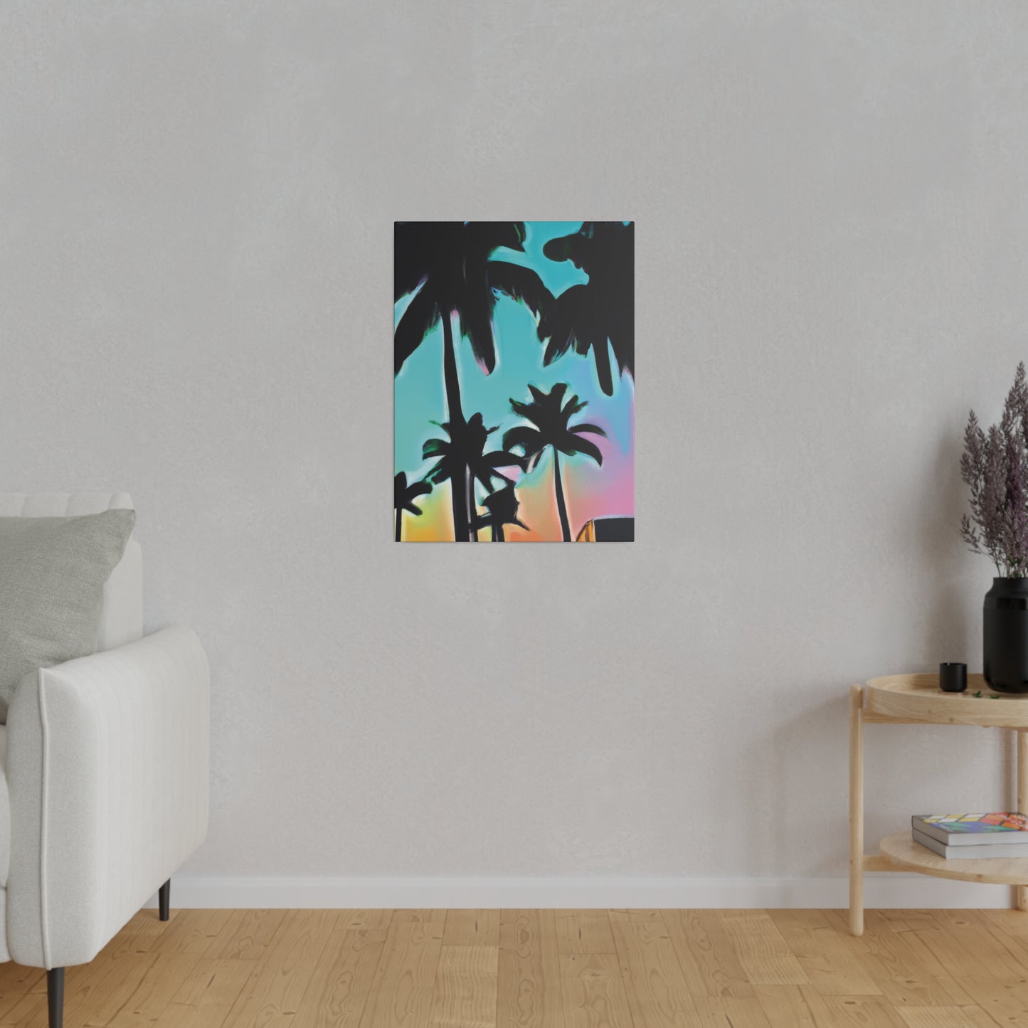 5491X - Miami Beach Sunset Painting Print | Miami | Beach | Sunset | Poster | Home Decor | Wall Art | Canvas
