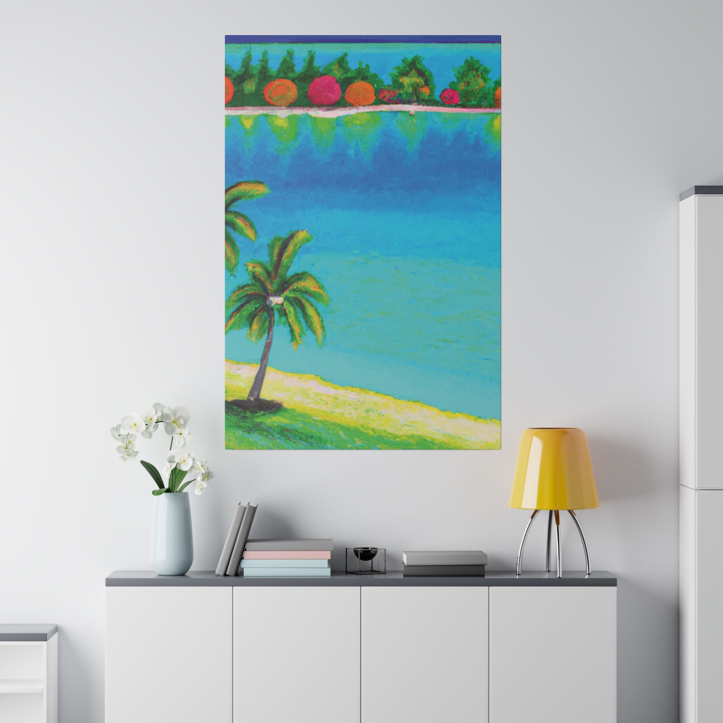 6816J - Bahamas Ocean Painting Print | Bahamas | Ocean | Beach | Poster | Home Decor | Wall Art | Canvas