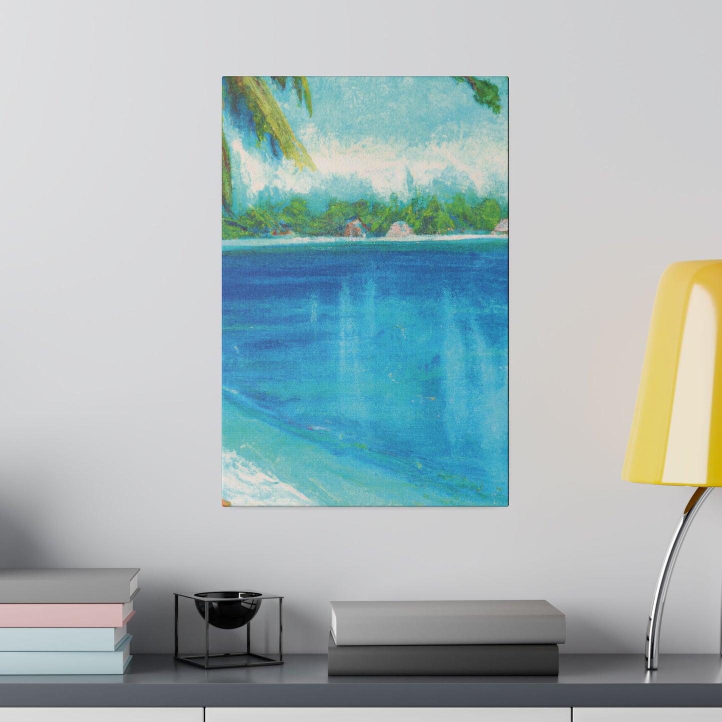 3198N - Bahamas Ocean Painting Print | Bahamas | Ocean | Beach | Poster | Home Decor | Wall Art | Canvas