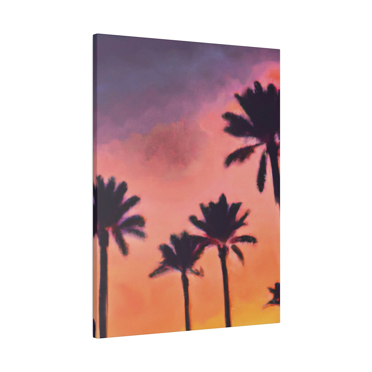 9389U - Miami Beach Sunset Painting Print | Miami | Beach | Sunset | Poster | Home Decor | Wall Art | Canvas