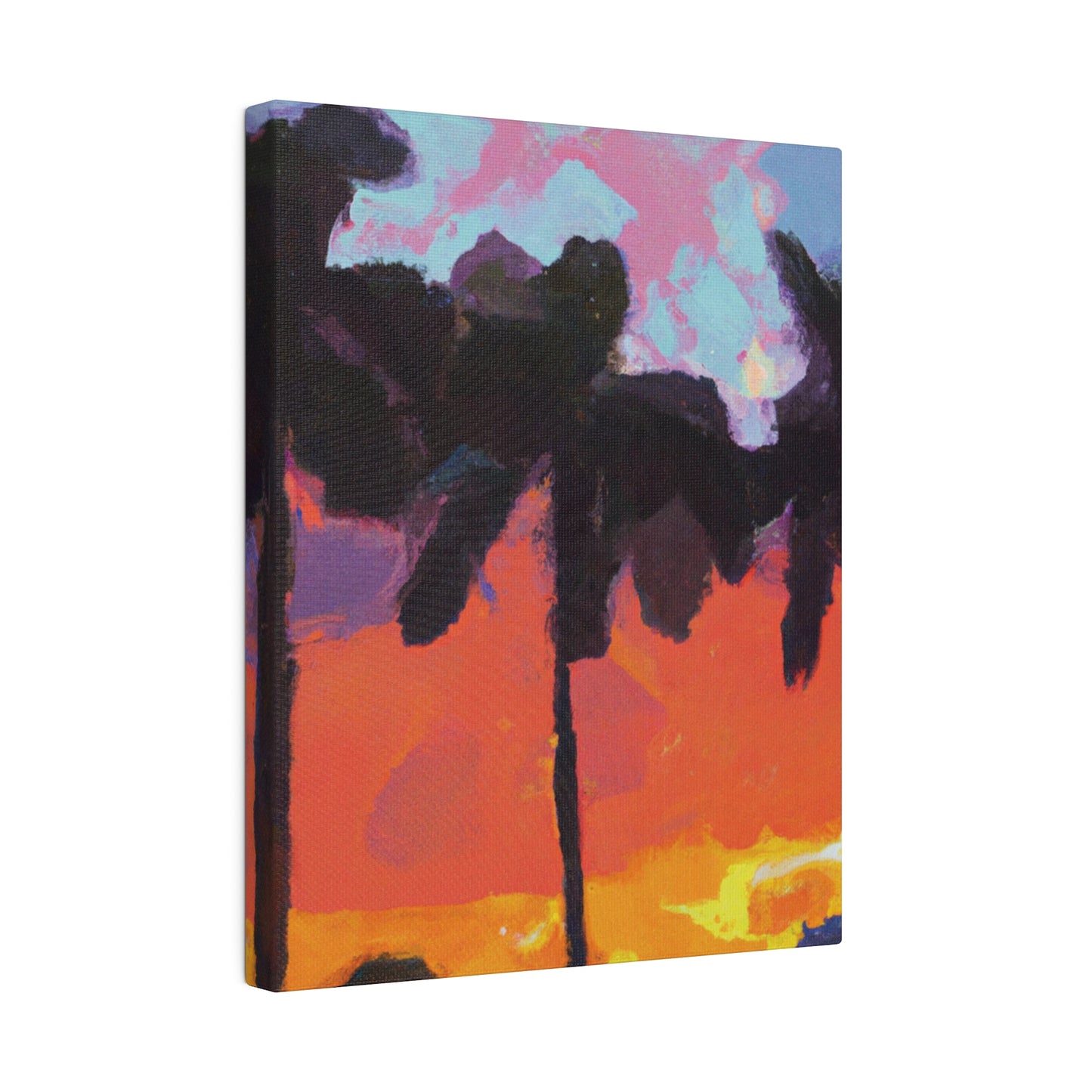 9276D - Miami Beach Sunset Painting Print | Miami | Beach | Sunset | Poster | Home Decor | Wall Art | Canvas