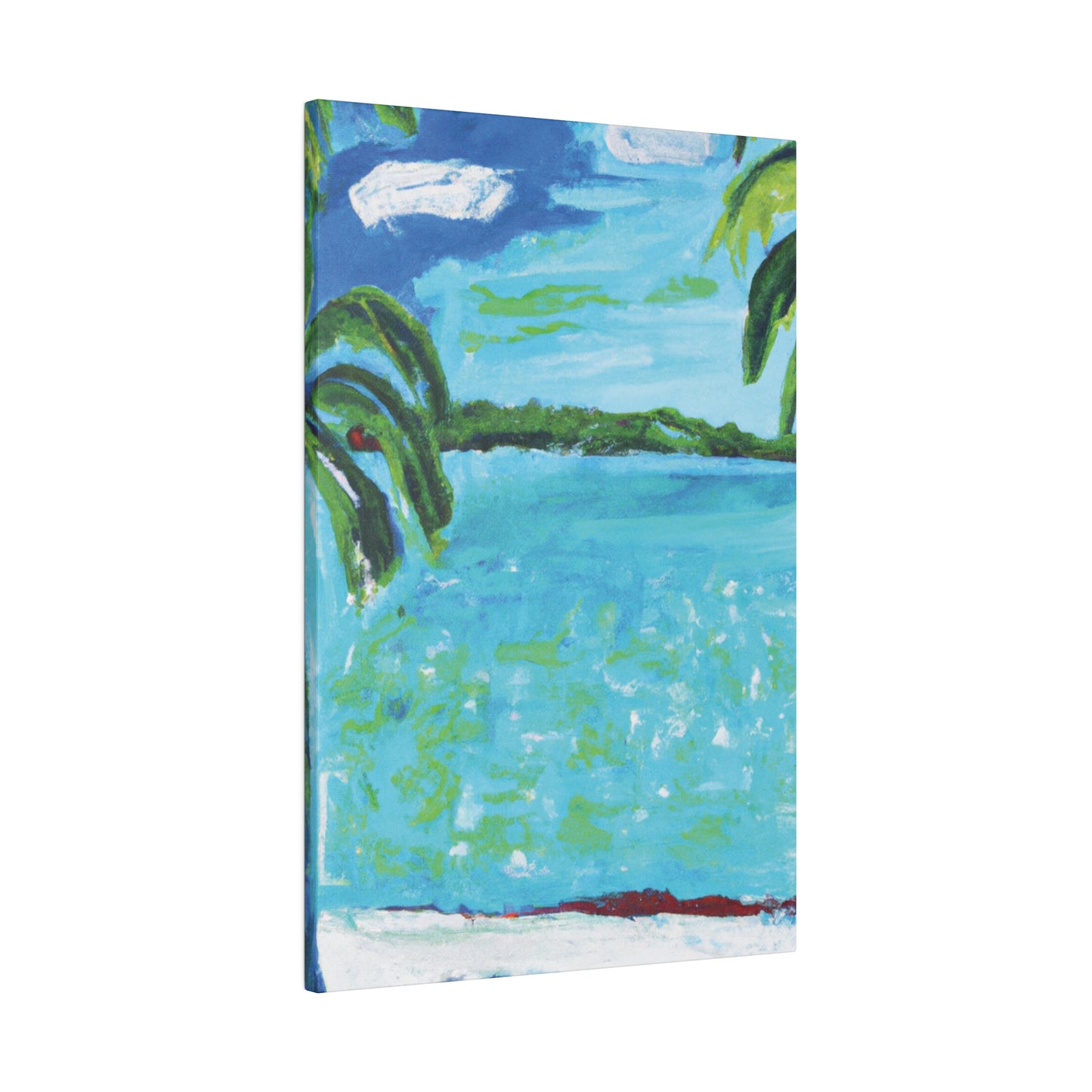 2143W - Bahamas Ocean Painting Print | Bahamas | Ocean | Beach | Poster | Home Decor | Wall Art | Canvas