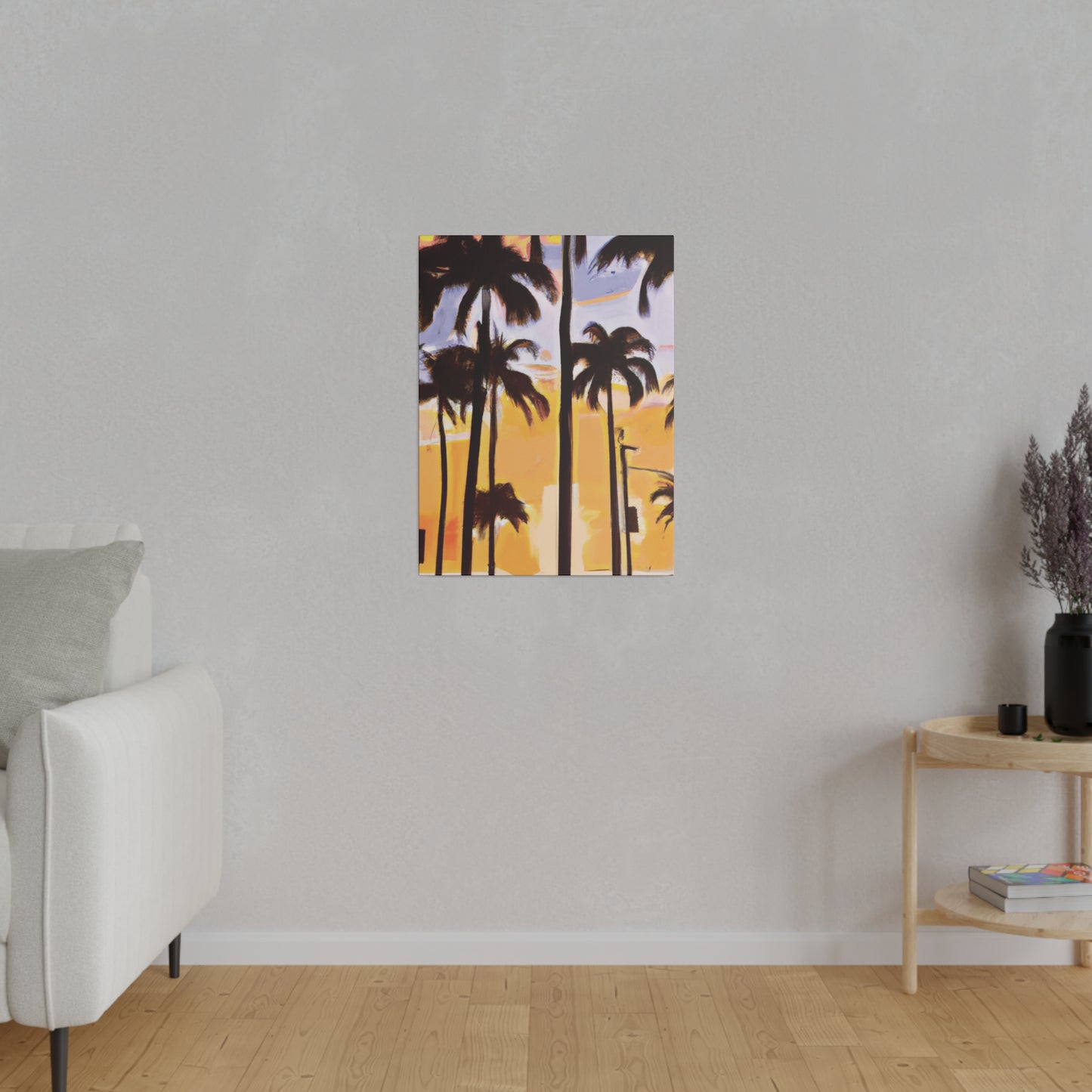 8392O - Miami Beach Sunset Painting Print | Miami | Beach | Sunset | Poster | Home Decor | Wall Art | Canvas