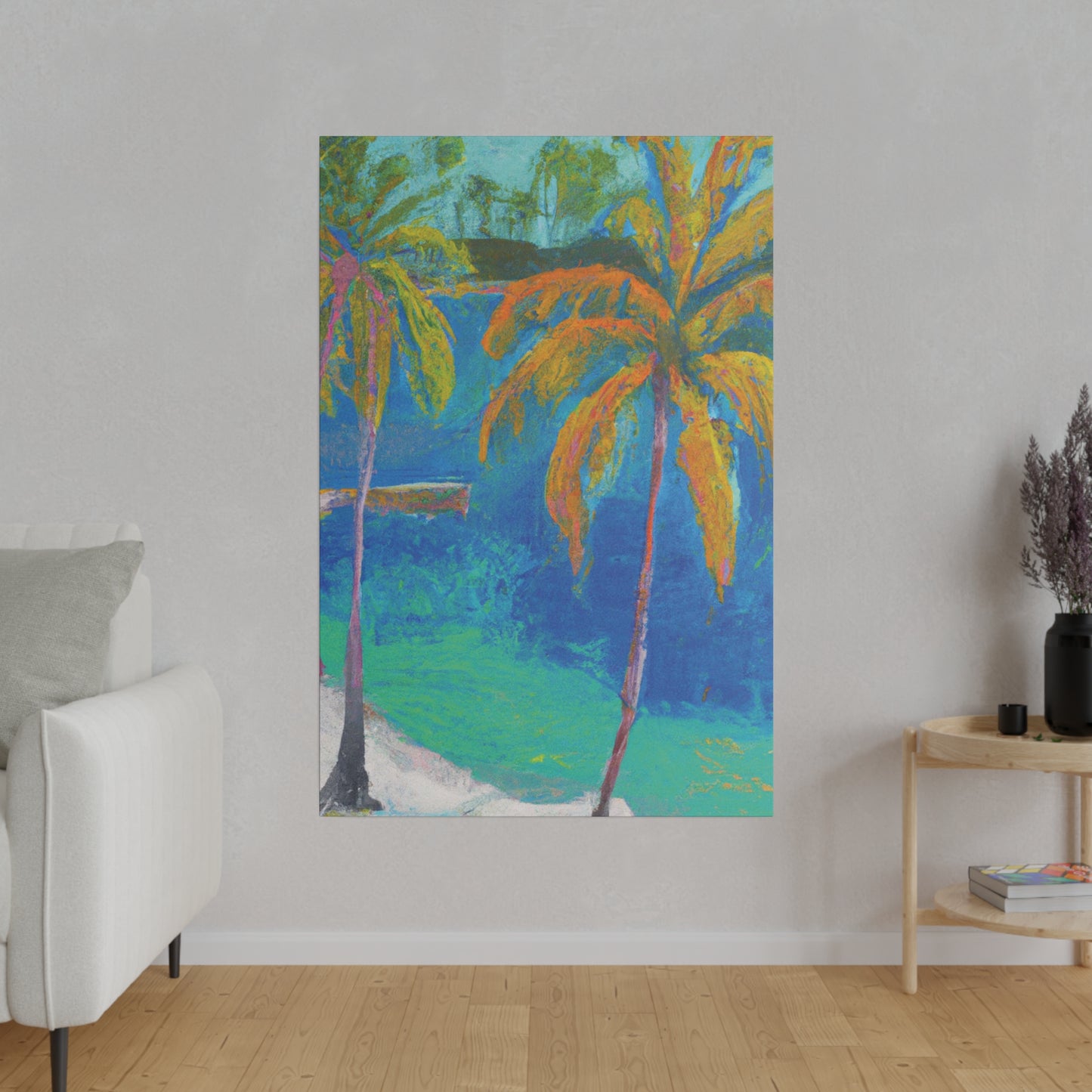 5481T - Bahamas Ocean Painting Print | Bahamas | Ocean | Beach | Poster | Home Decor | Wall Art | Canvas