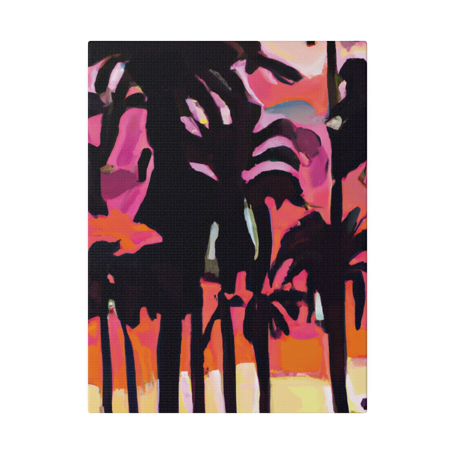 8741N - Miami Beach Sunset Painting Print | Miami | Beach | Sunset | Poster | Home Decor | Wall Art | Canvas