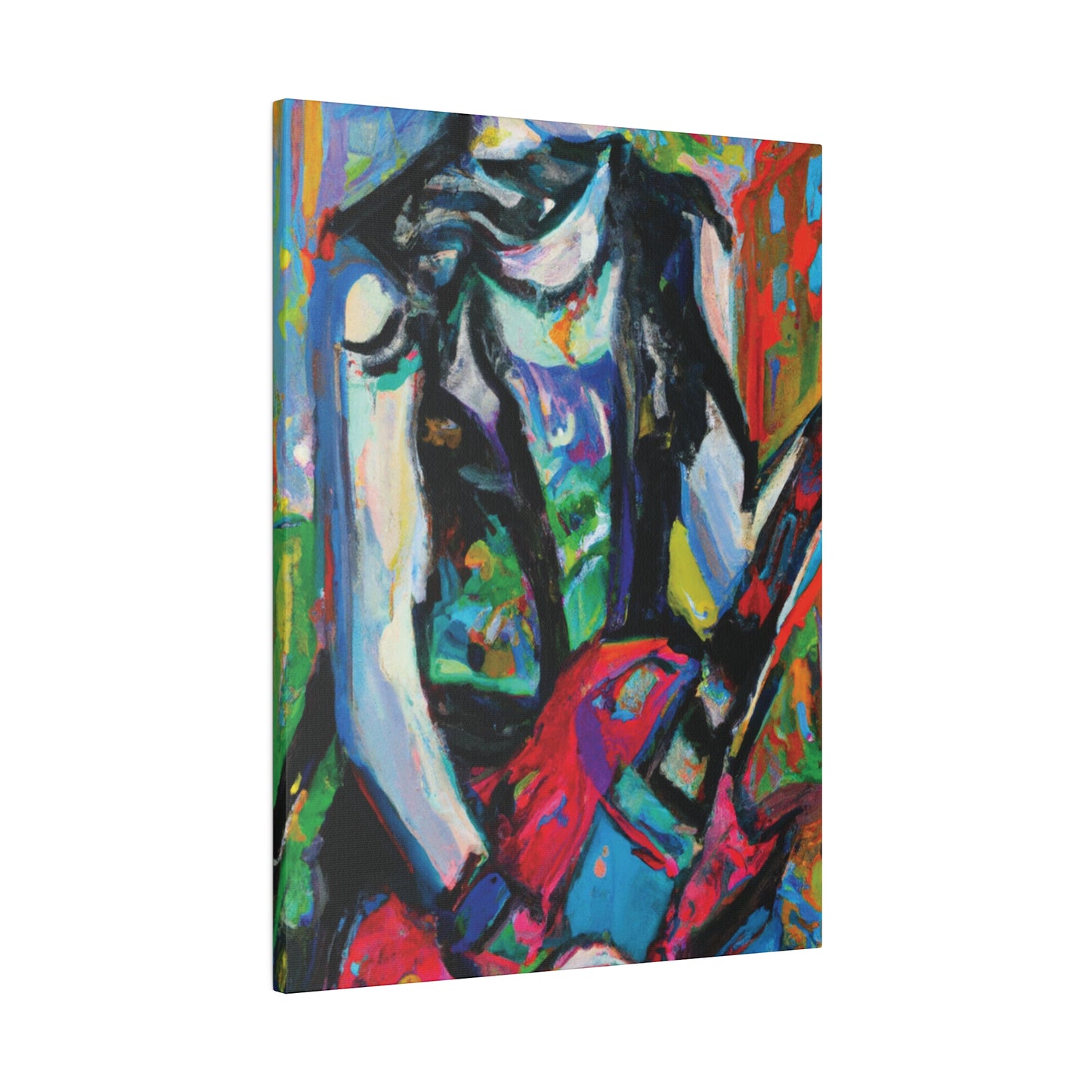 7129F - Rockstar Oil Painting Style Print | Poster | Home Decor | Wall Art | Music Art | Canvas