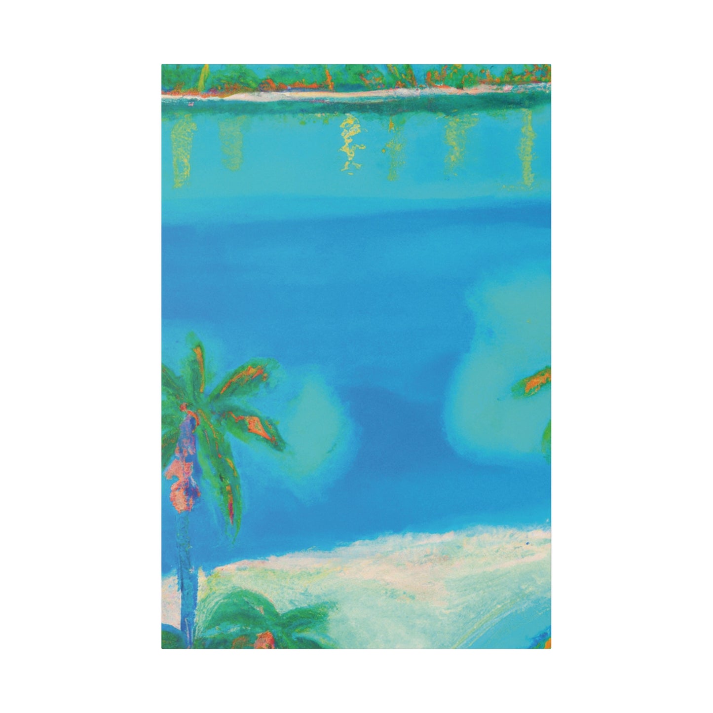 4785X - Bahamas Ocean Painting Print | Bahamas | Ocean | Beach | Poster | Home Decor | Wall Art | Canvas