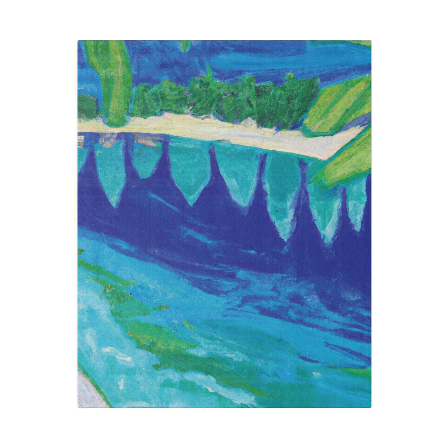 4845E - Bahamas Ocean Painting Print | Bahamas | Ocean | Beach | Poster | Home Decor | Wall Art | Canvas