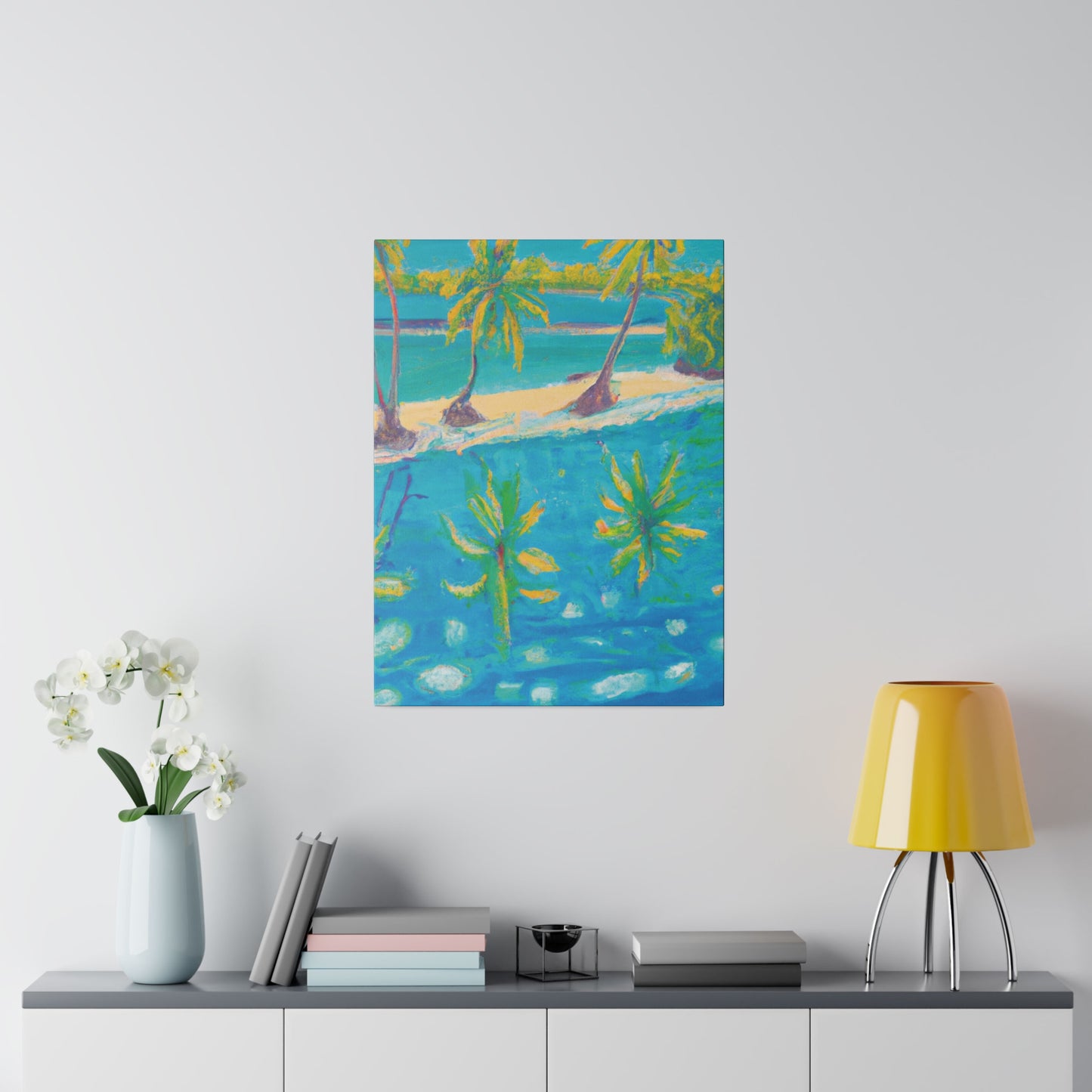 4825R - Bahamas Ocean Painting Print | Bahamas | Ocean | Beach | Poster | Home Decor | Wall Art | Canvas