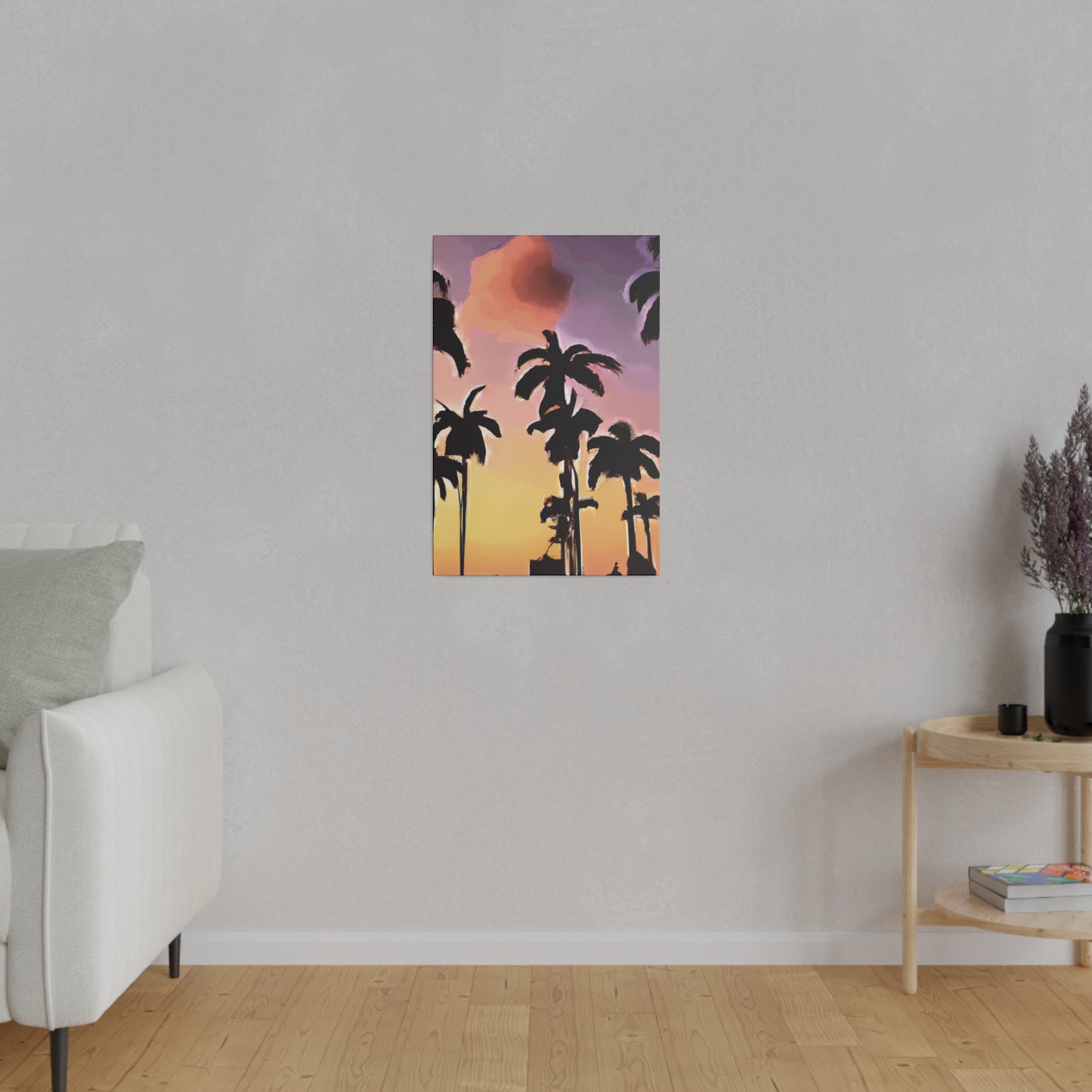 7792Z - Miami Beach Sunset Painting Print | Miami | Beach | Sunset | Poster | Home Decor | Wall Art | Canvas