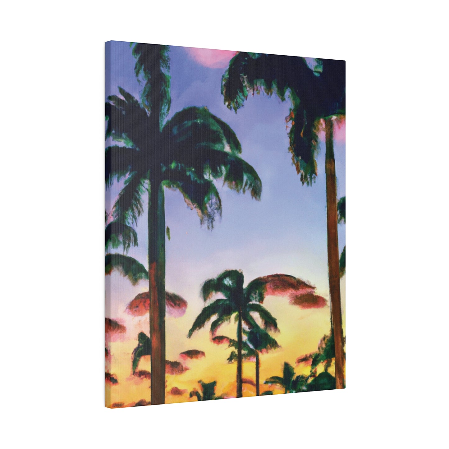 5202J - Miami Beach Sunset Painting Print | Miami | Beach | Sunset | Poster | Home Decor | Wall Art | Canvas