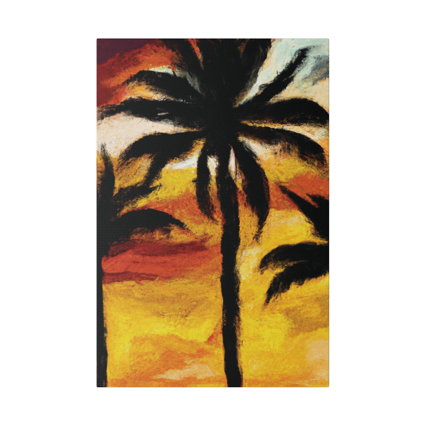 3122C - Miami Beach Sunset Painting Print | Miami | Beach | Sunset | Poster | Home Decor | Wall Art | Canvas