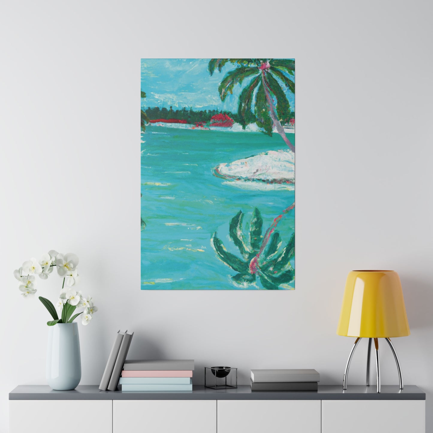 7090Z - Bahamas Ocean Painting Print | Bahamas | Ocean | Beach | Poster | Home Decor | Wall Art | Canvas